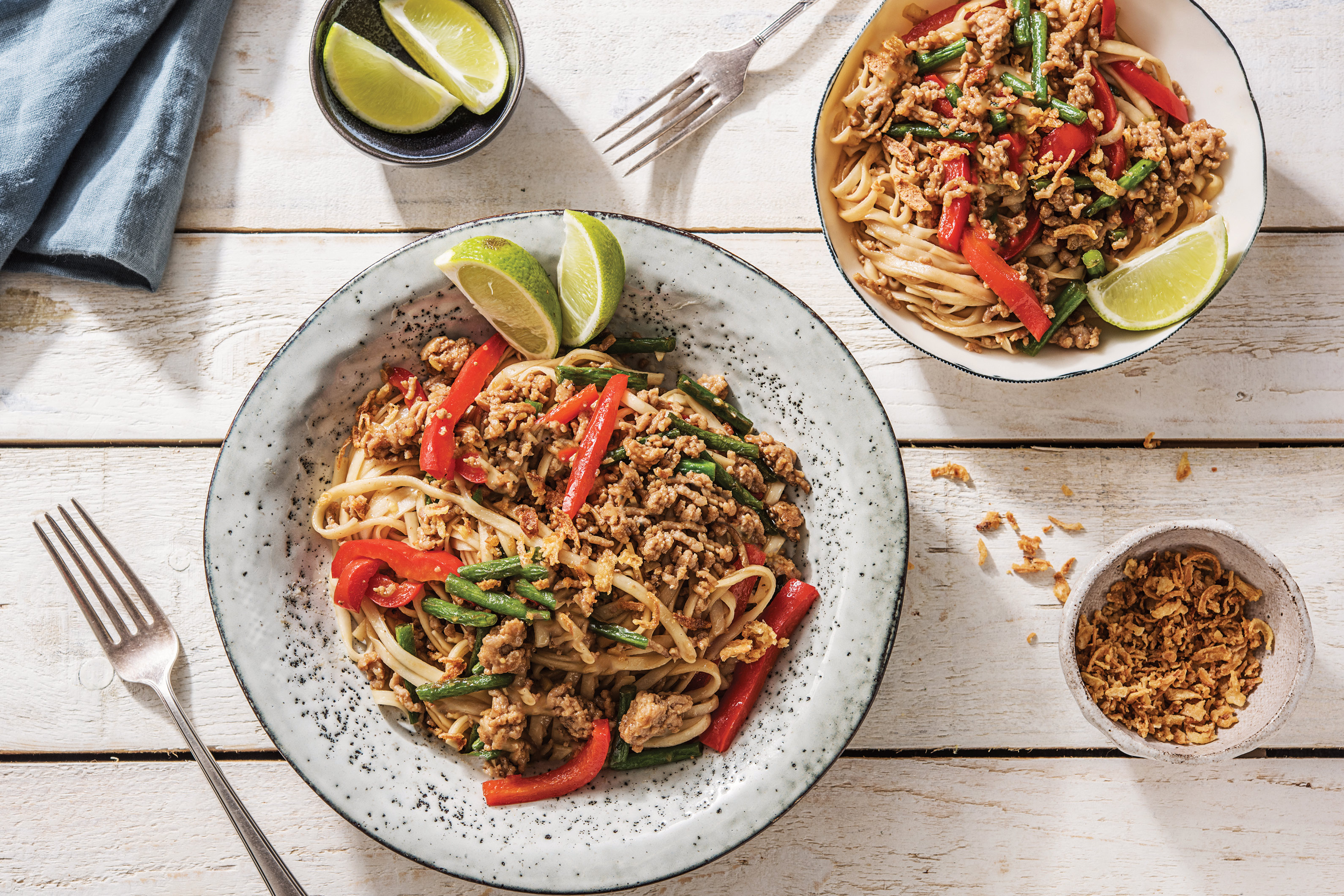 Sweet Soy Pork Noodles with Asian Greens Recipe | HelloFresh