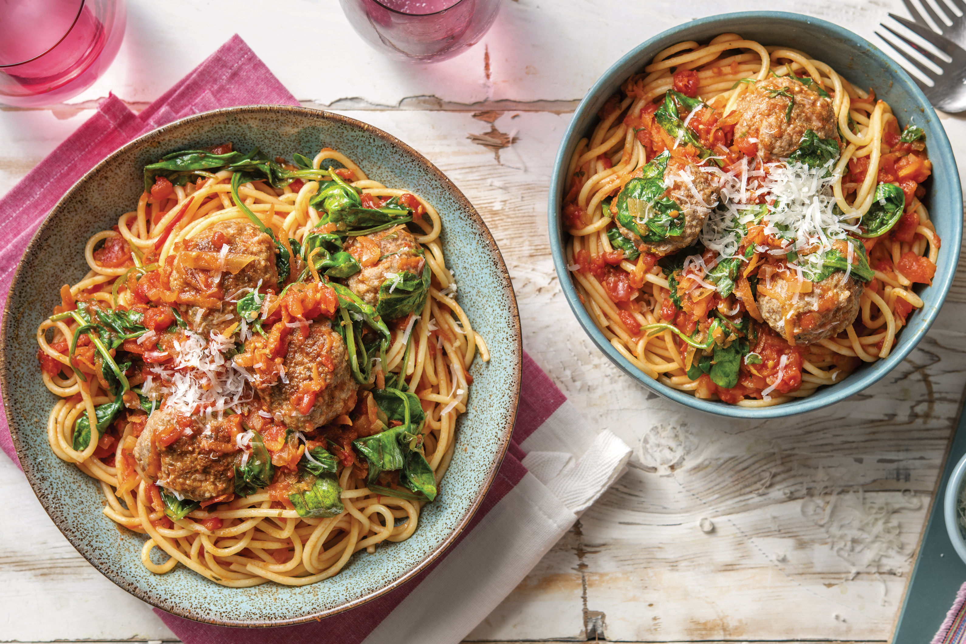 Spaghetti & Lamb Meatballs Recipe HelloFresh