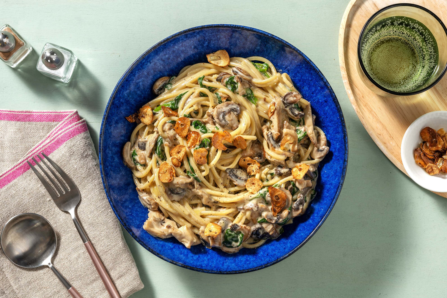 Creamy Mushroom Spaghetti Recipe | HelloFresh