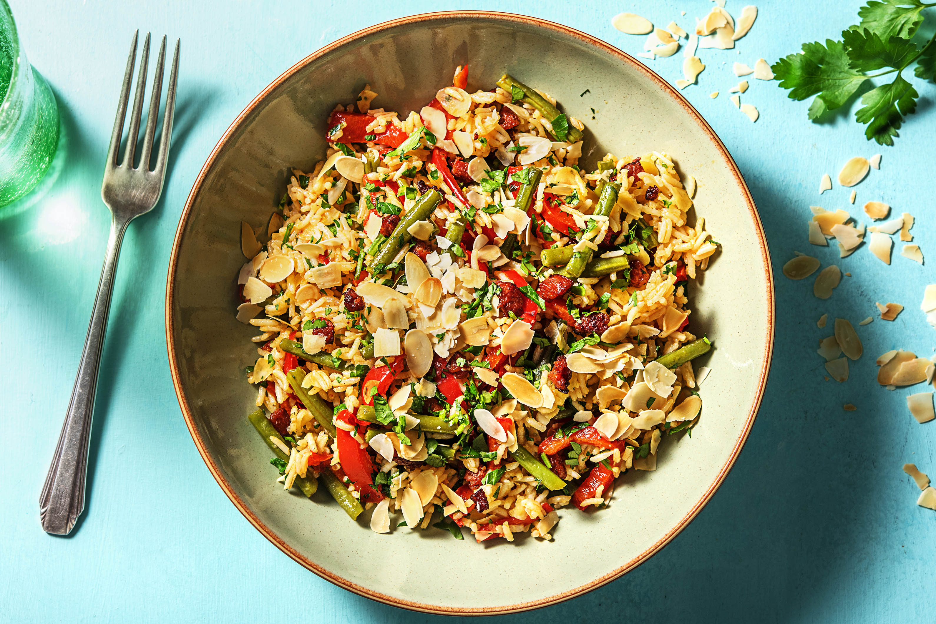 Chorizo & Vegetables Pilaf Recipe HelloFresh