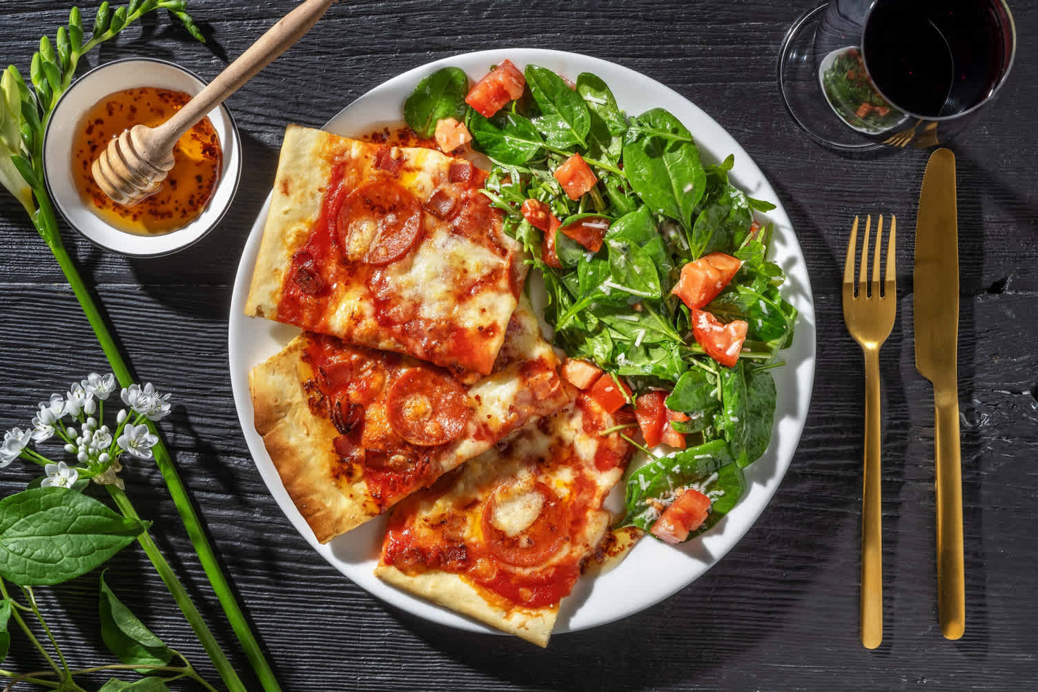 Spicy BaconPepperoni Pizza Recipe HelloFresh