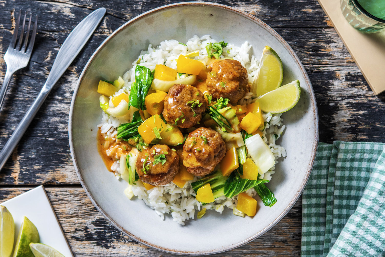Spicy Thai Pork Meatballs Recipe HelloFresh