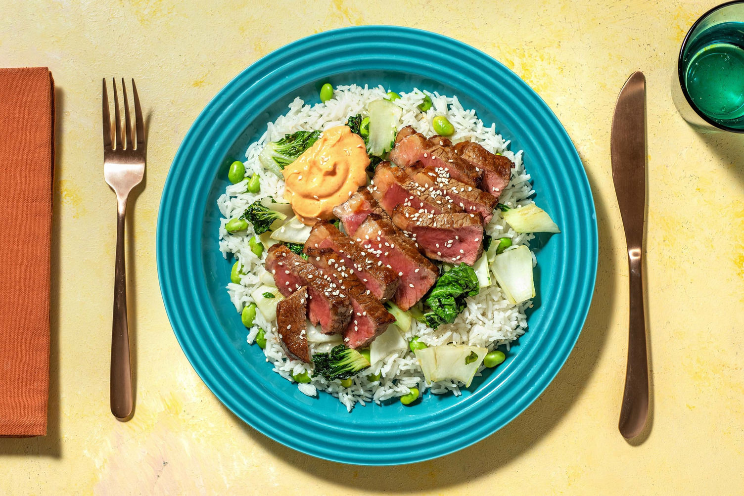 PonzuMarinated Steak and Bok Choy Recipe HelloFresh