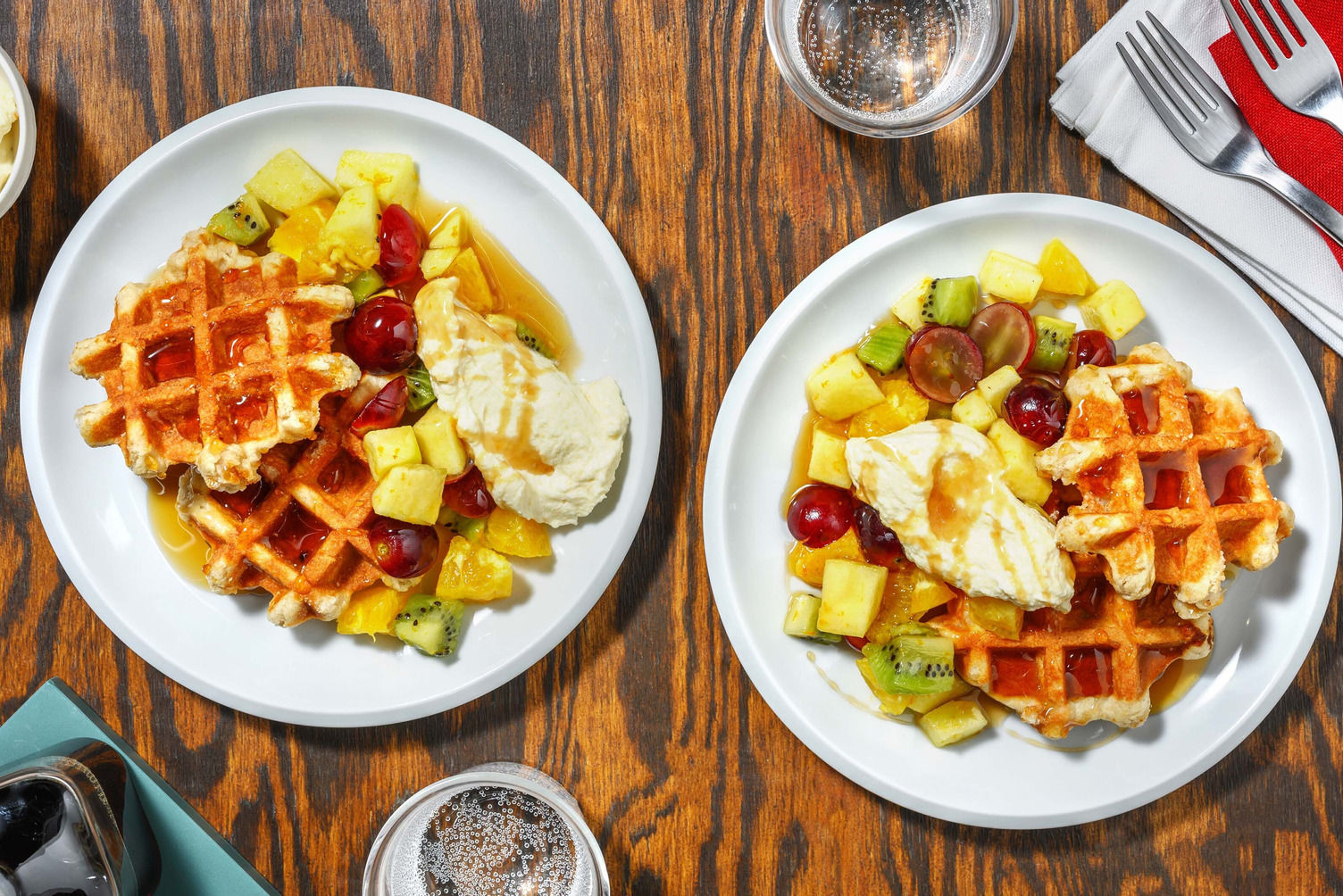 Maple Belgian Waffles Recipe HelloFresh