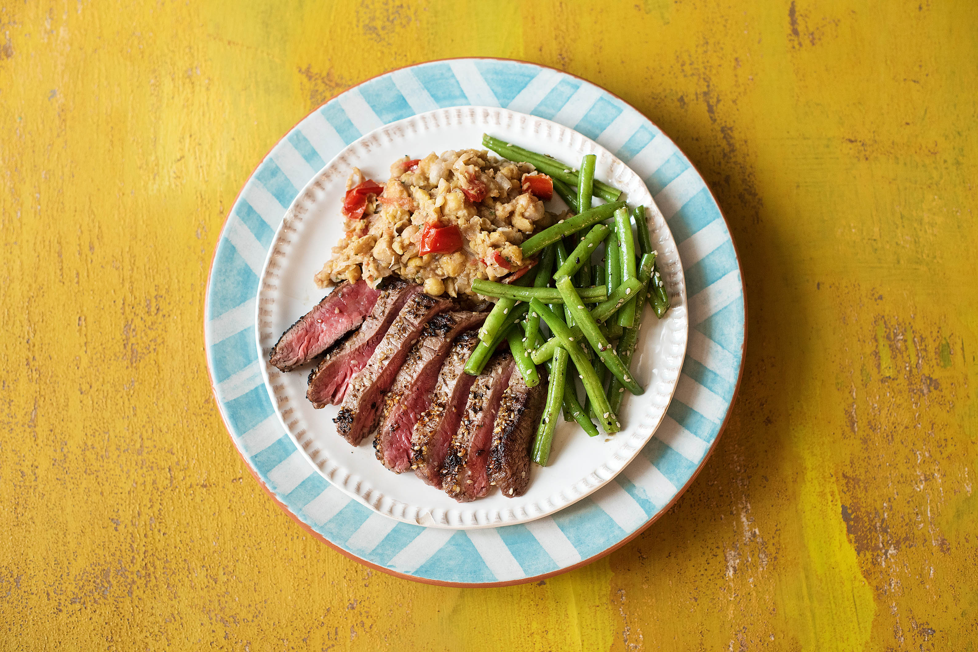 Sumac and Sesame Crusted Steak Recipe HelloFresh