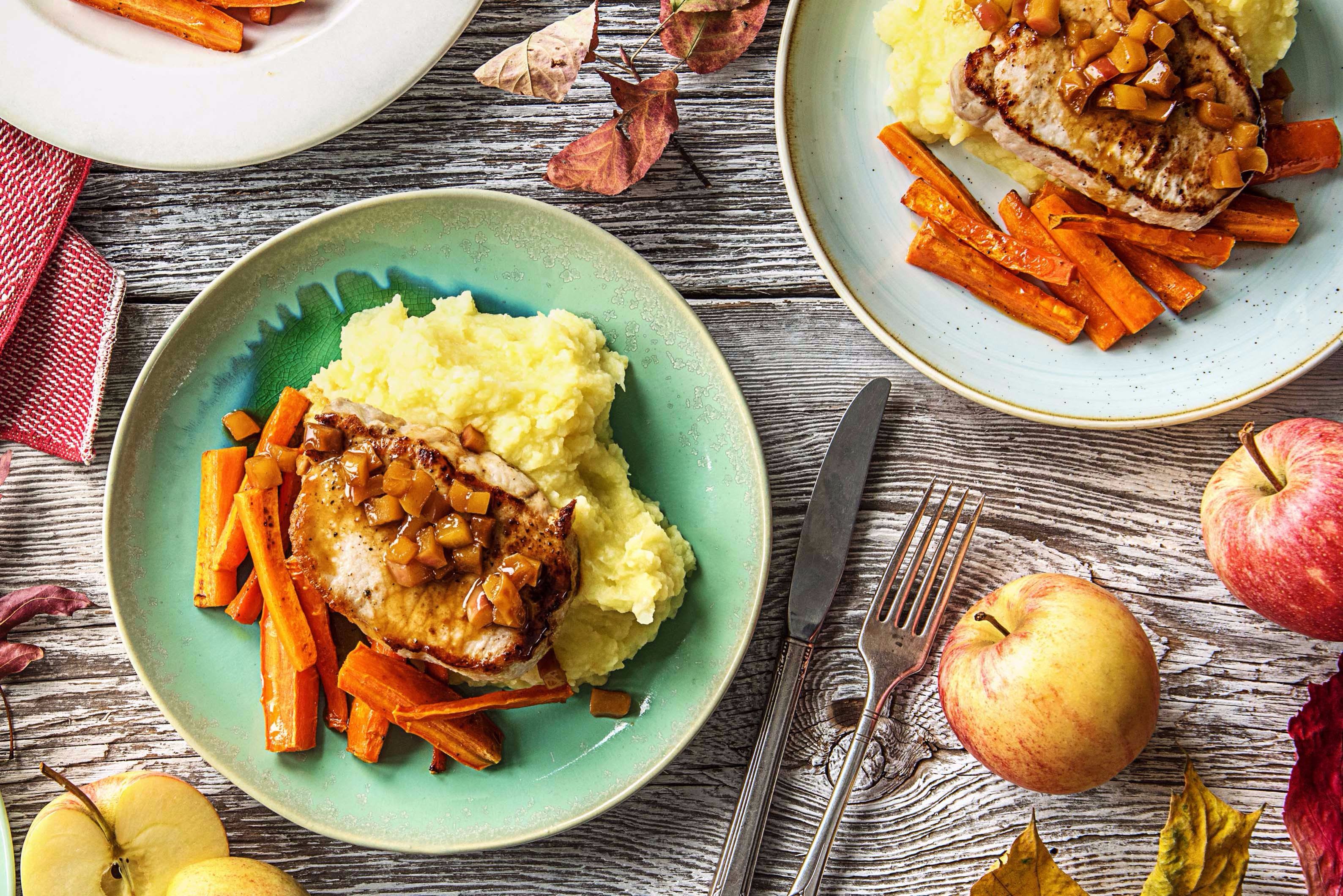 Sweet Apple Pork Chops Recipe HelloFresh