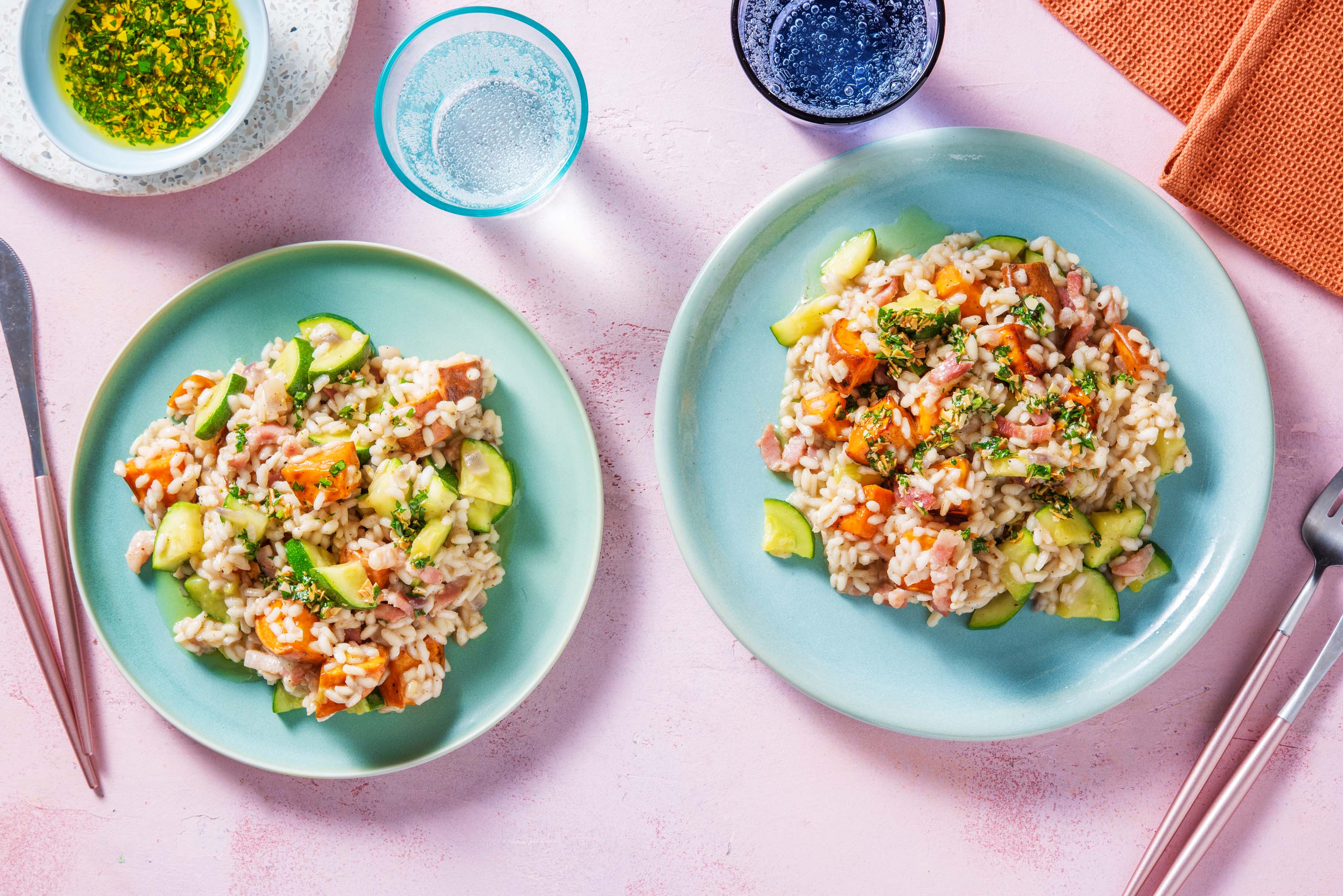 Sweet Potato and Bacon Risotto Recipe HelloFresh