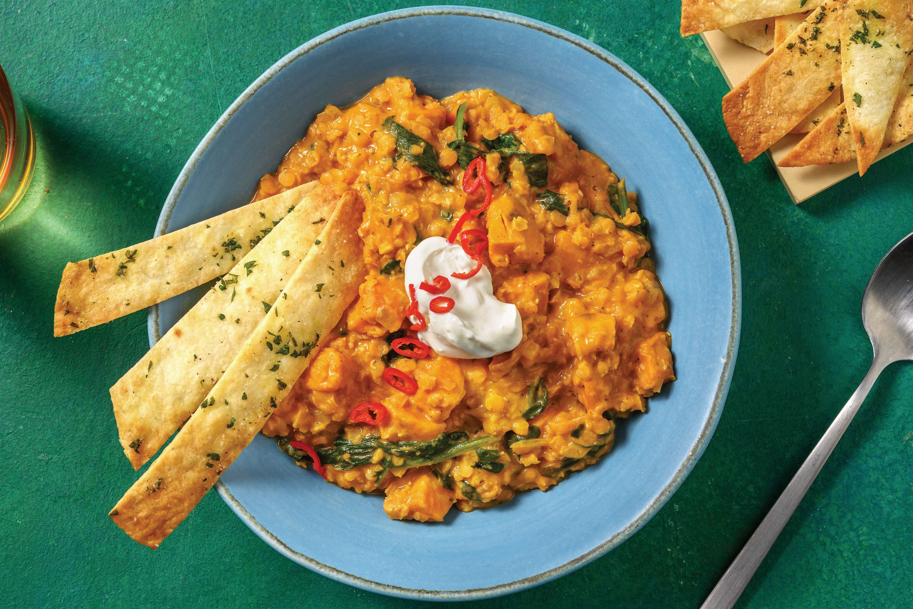 Sweet Potato & Lentil Dhal Recipe HelloFresh
