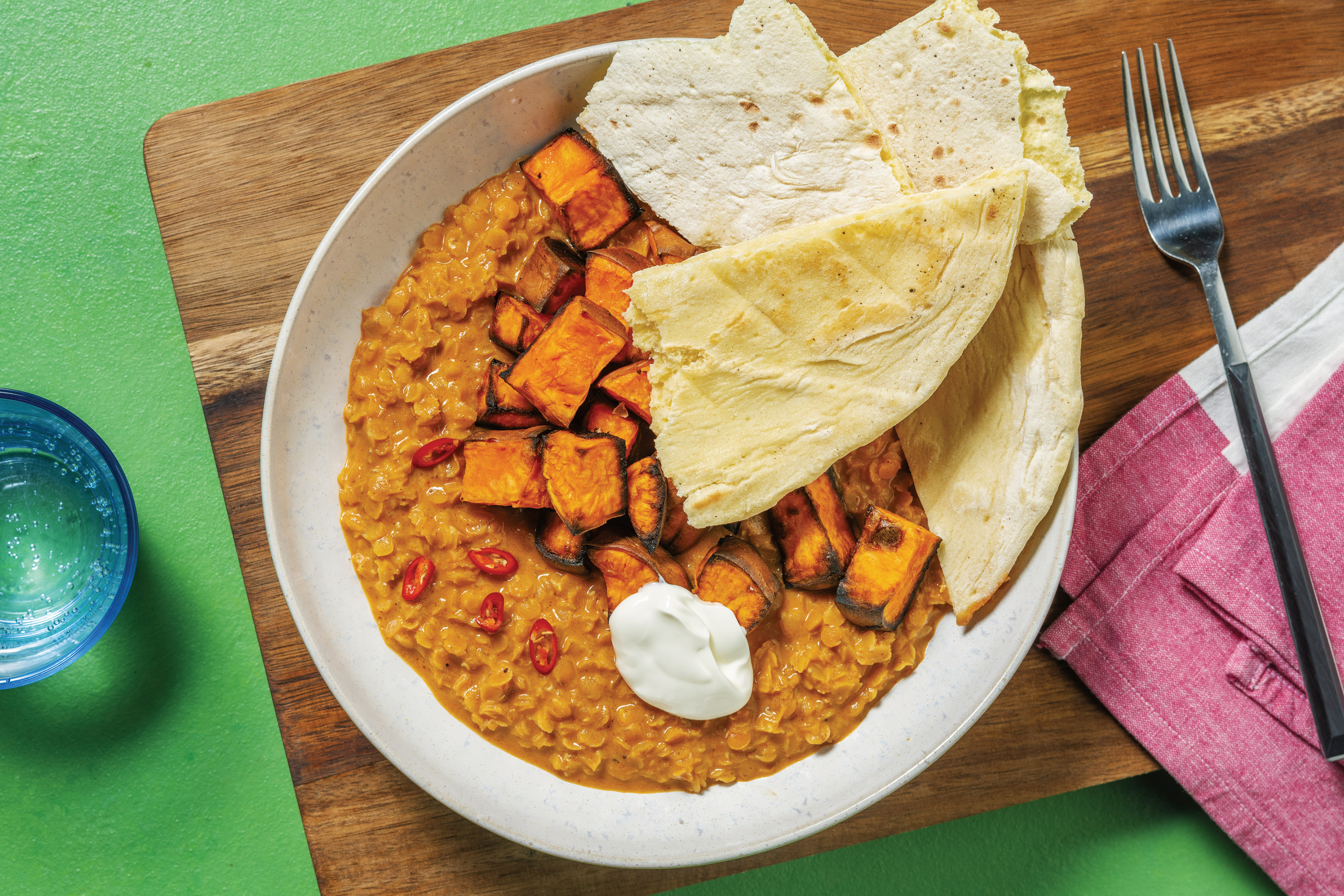 Sweet Potato & Lentil Dhal Recipe | HelloFresh