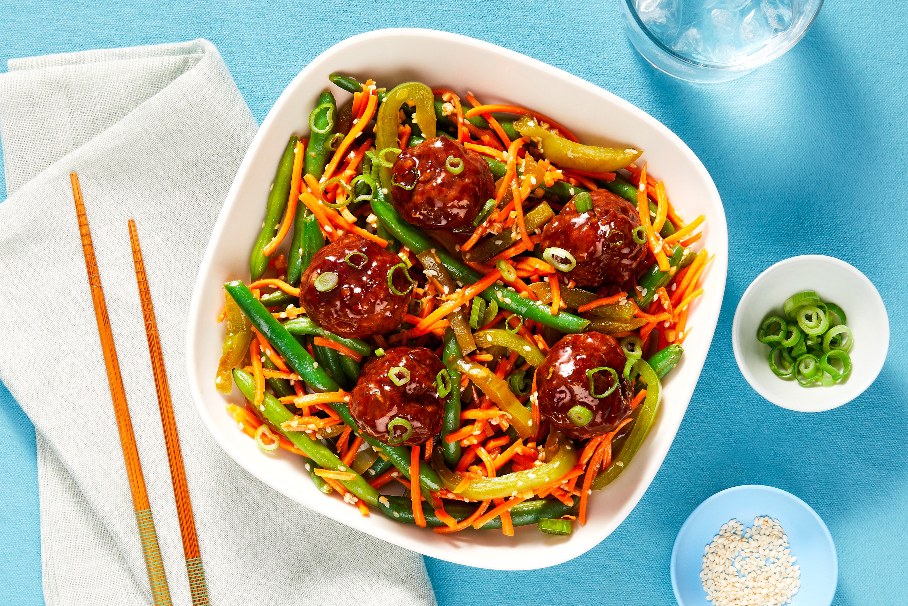 Sweet & Spicy Glazed Meatballs Recipe HelloFresh