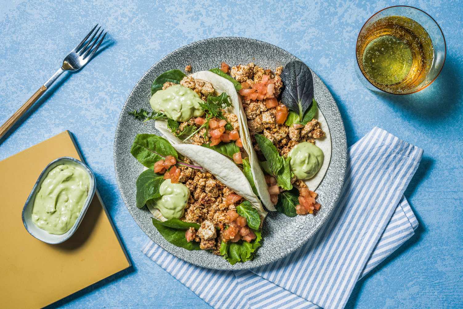 Loaded 'Ground' Tofu Tacos Recipe HelloFresh