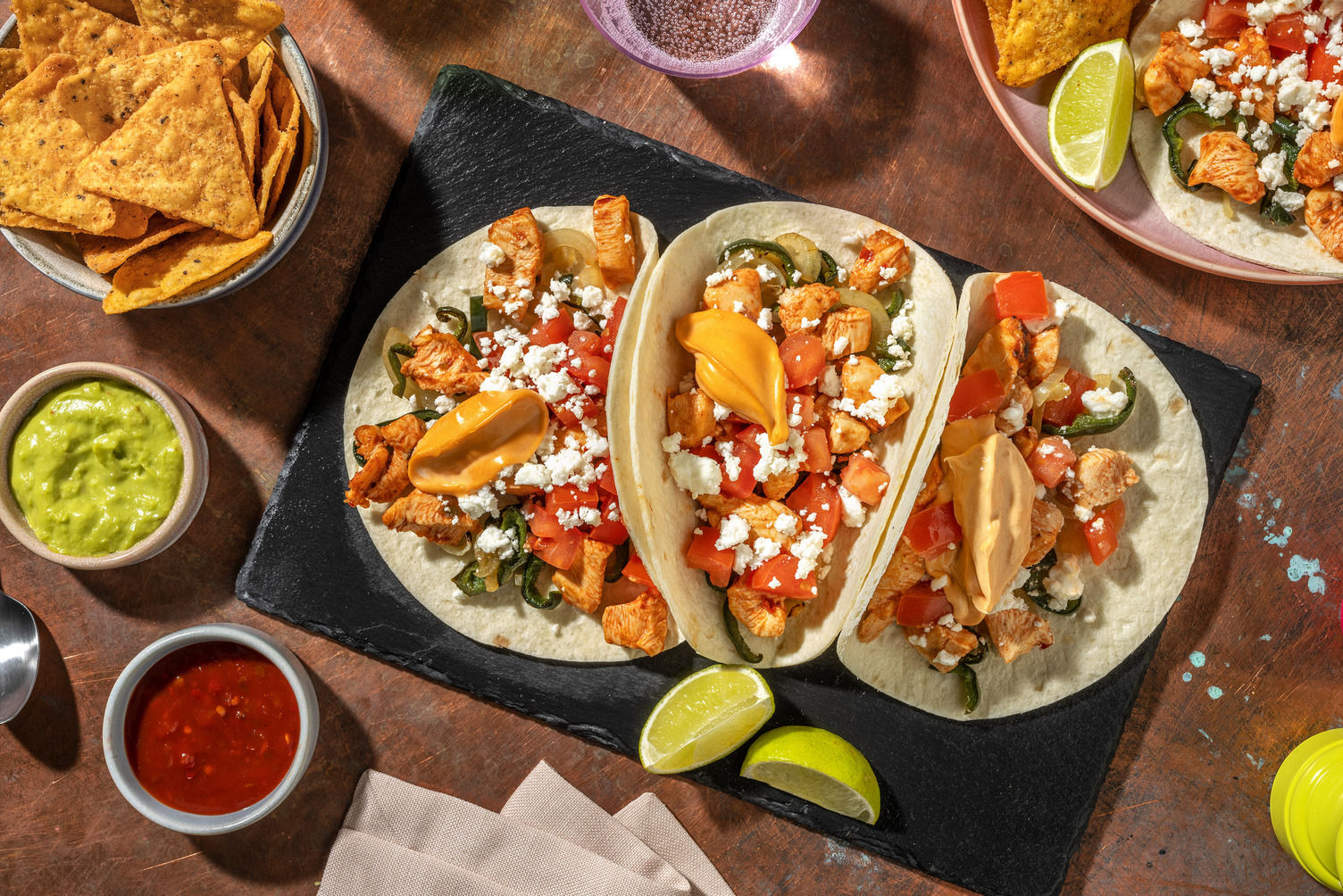 Chipotle Organic Chicken AsadoInspired Tacos Recipe HelloFresh