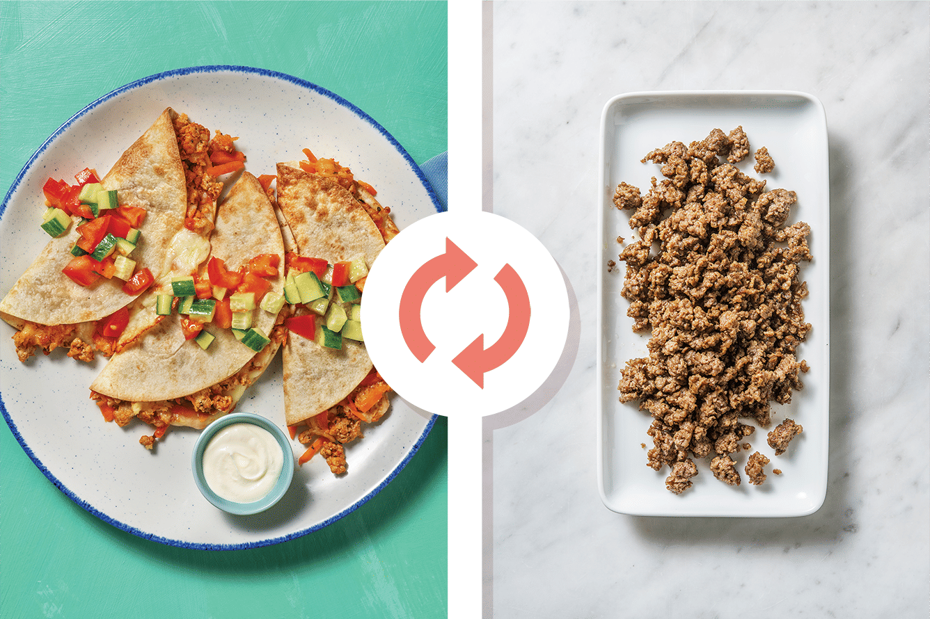 TexMex Beef Quesadillas Recipe HelloFresh