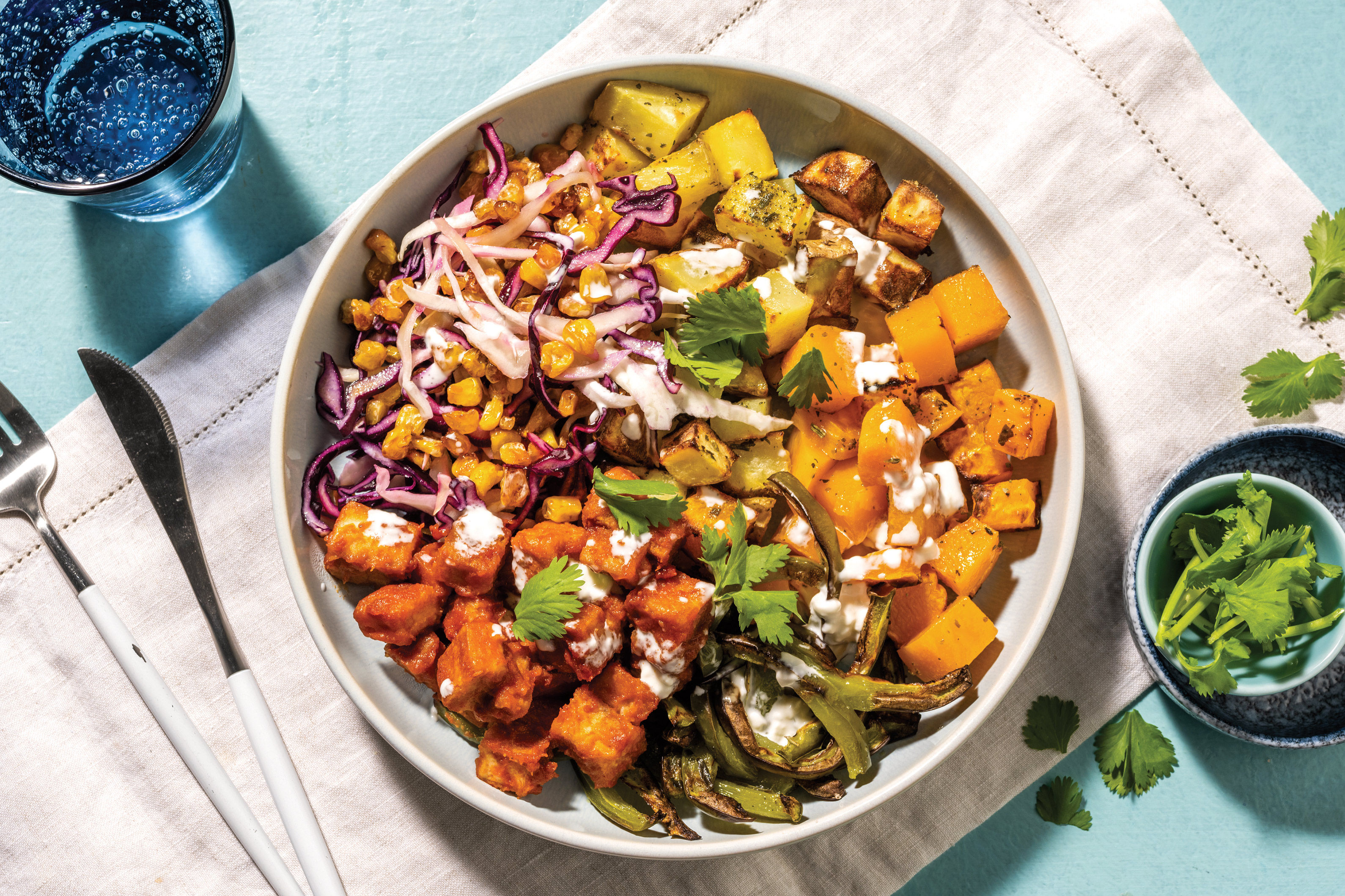 TexMex Tofu & Pumpkin Bliss Bowl Recipe HelloFresh