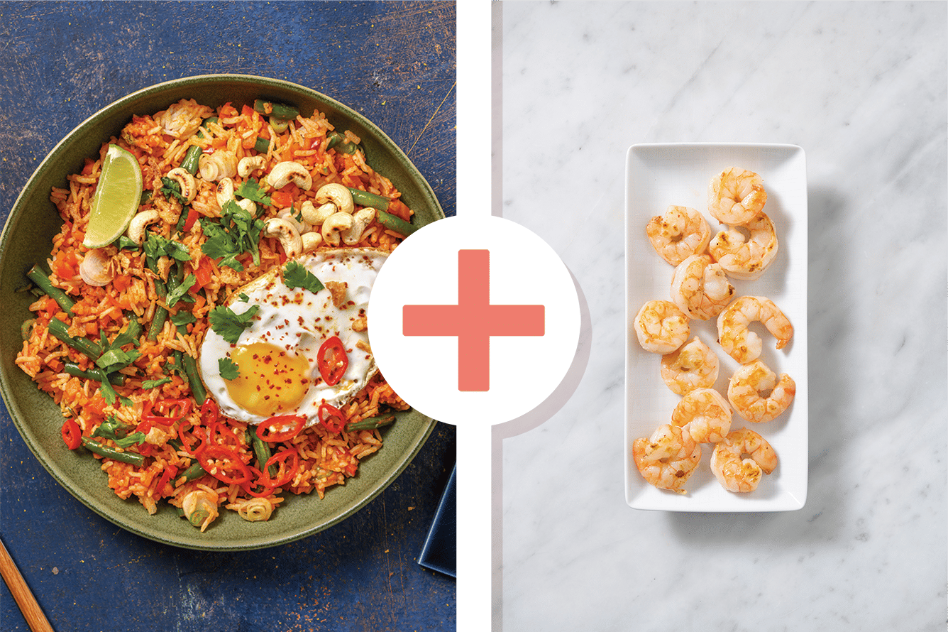 Thai Red Curry Prawn Fried Rice Recipe | HelloFresh