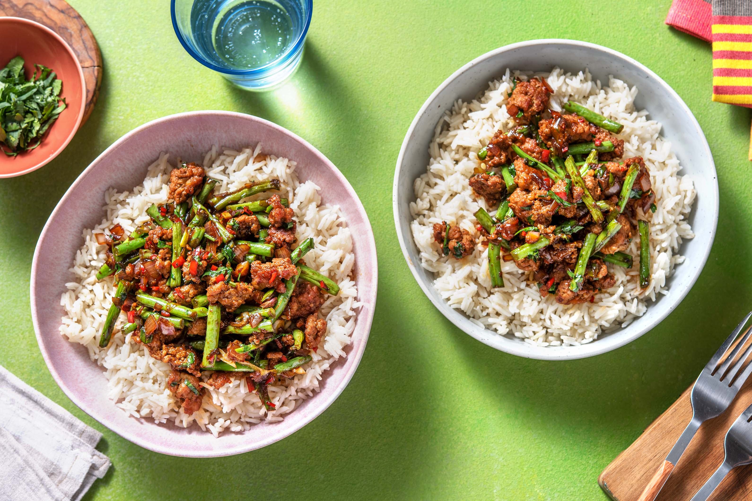 Thai Style Pork Rice Bowl Recipe | HelloFresh