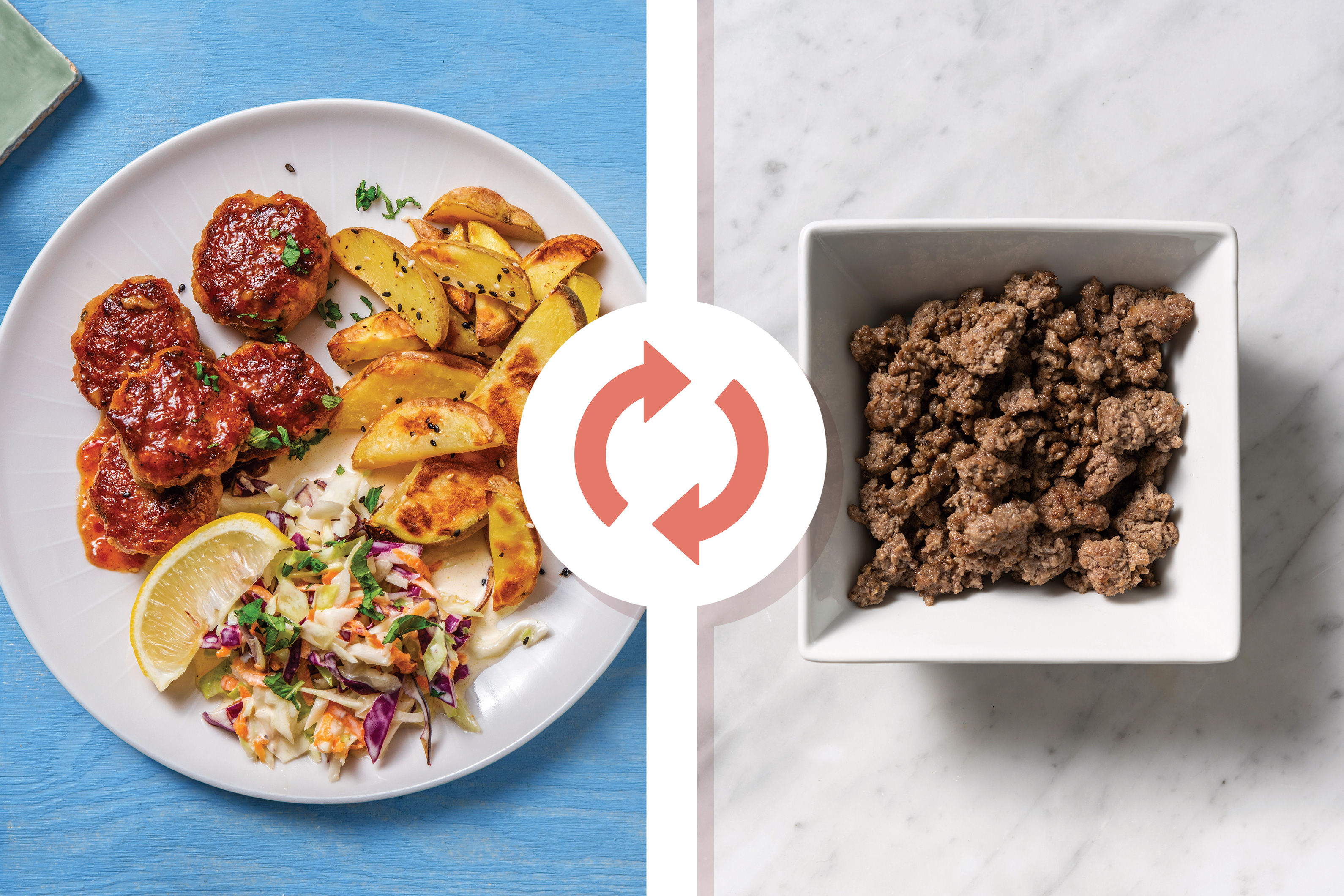 Thai Sweet Chilli Glazed Beef Rissoles Recipe HelloFresh