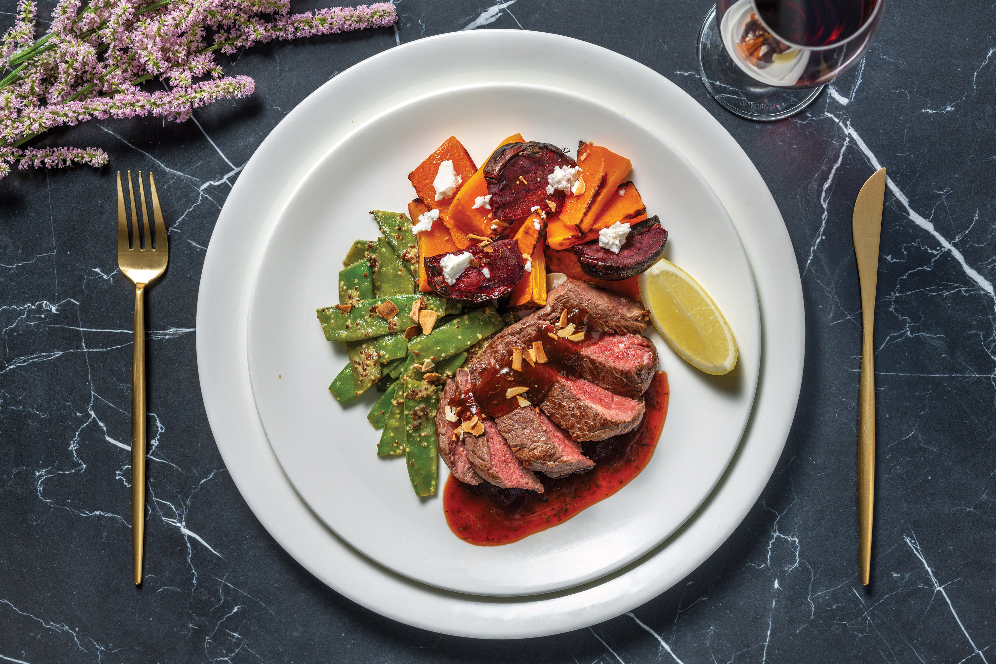 OreganoGlazed Beef Eye Fillet Recipe HelloFresh