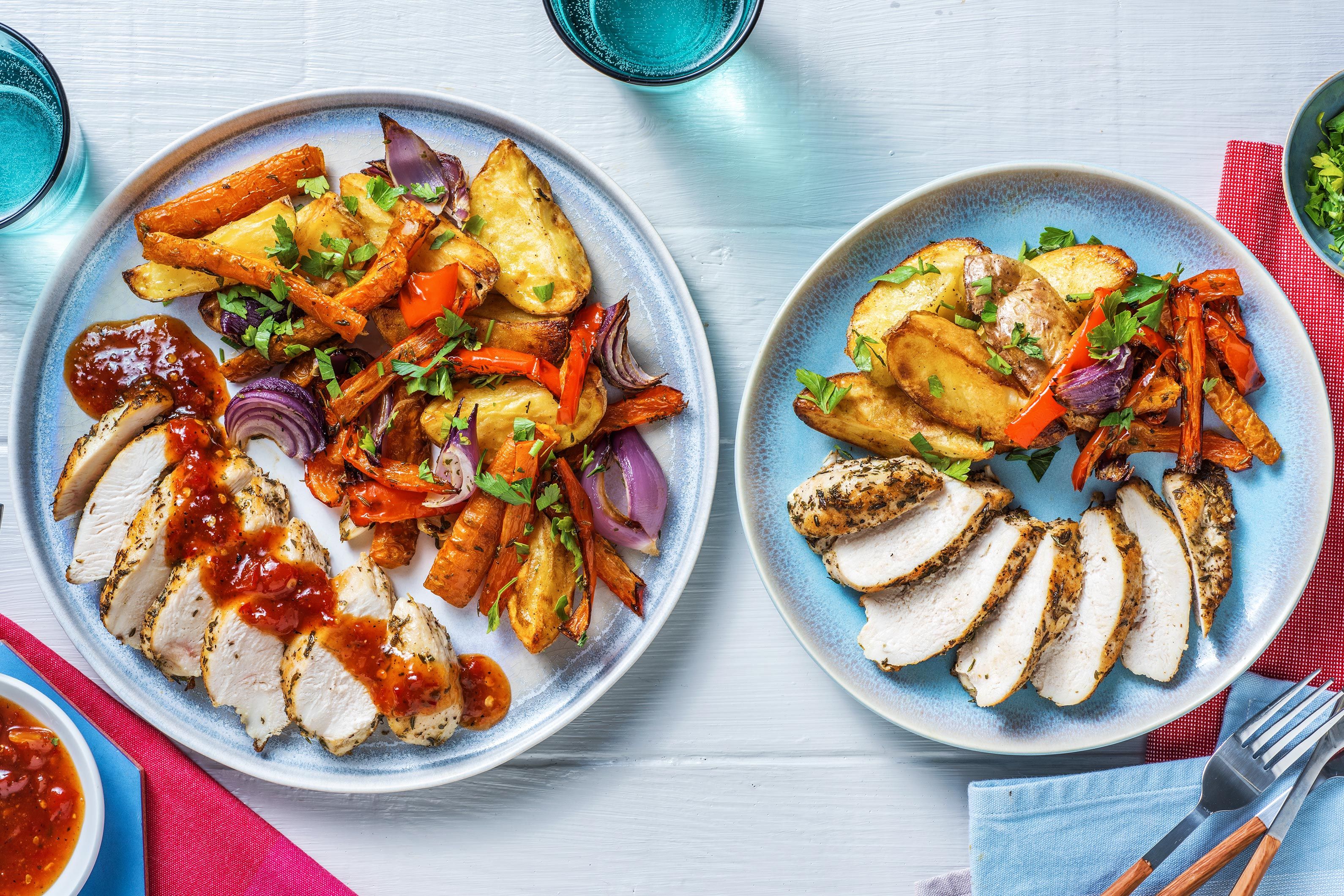 Thyme Roast Chicken Recipe HelloFresh