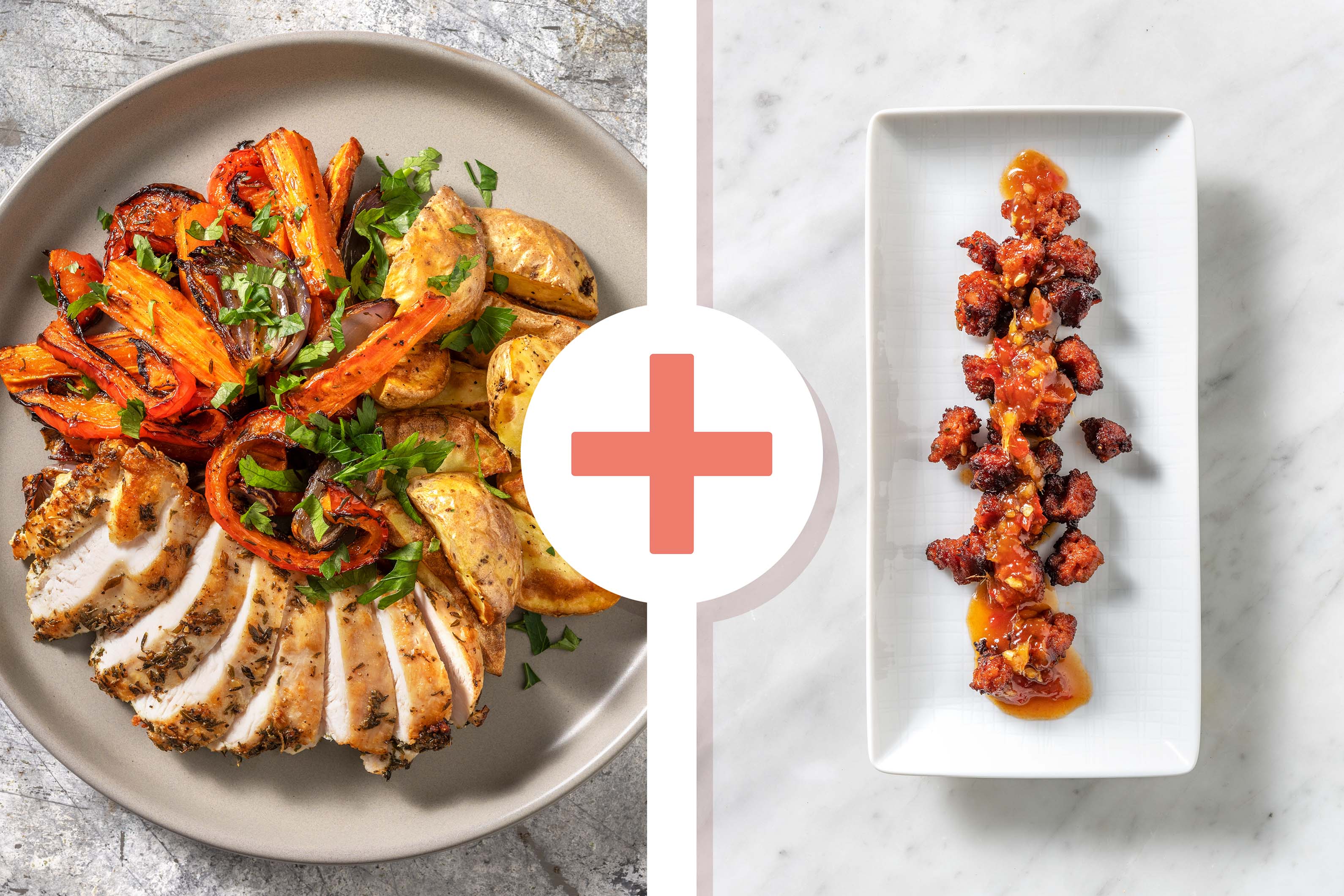 Thyme Roast Chicken and Chorizo Recipe HelloFresh