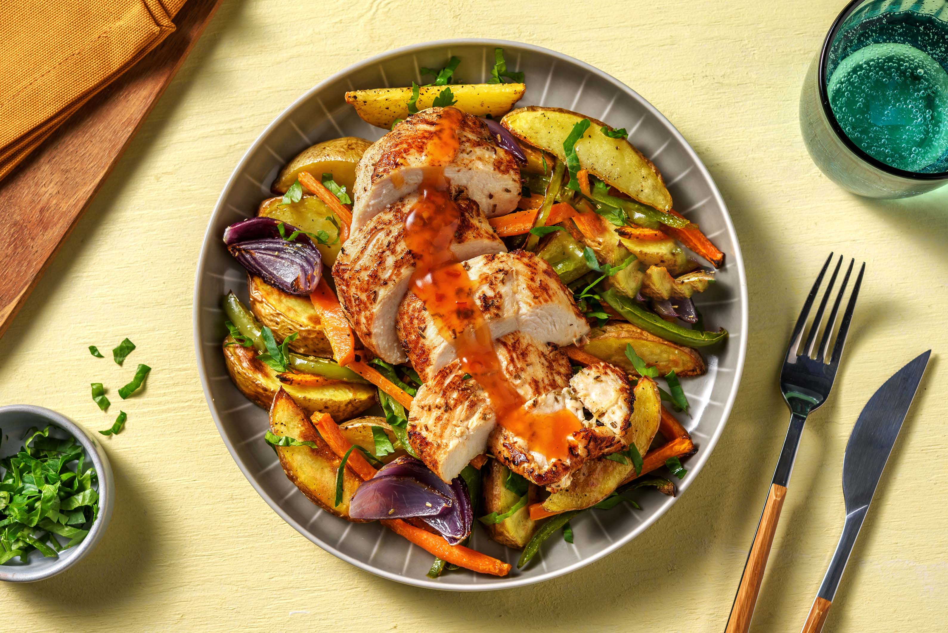 Thyme Roasted Chicken Recipe HelloFresh