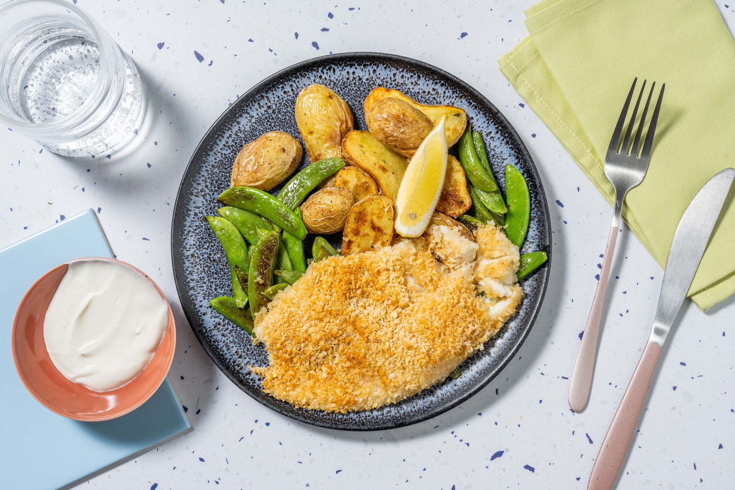 Garlic BreadcrumbTopped Tilapia Recipe HelloFresh