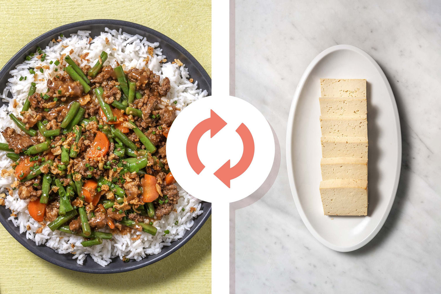 Sticky ChiliGarlic Tofu and Green Beans Recipe HelloFresh