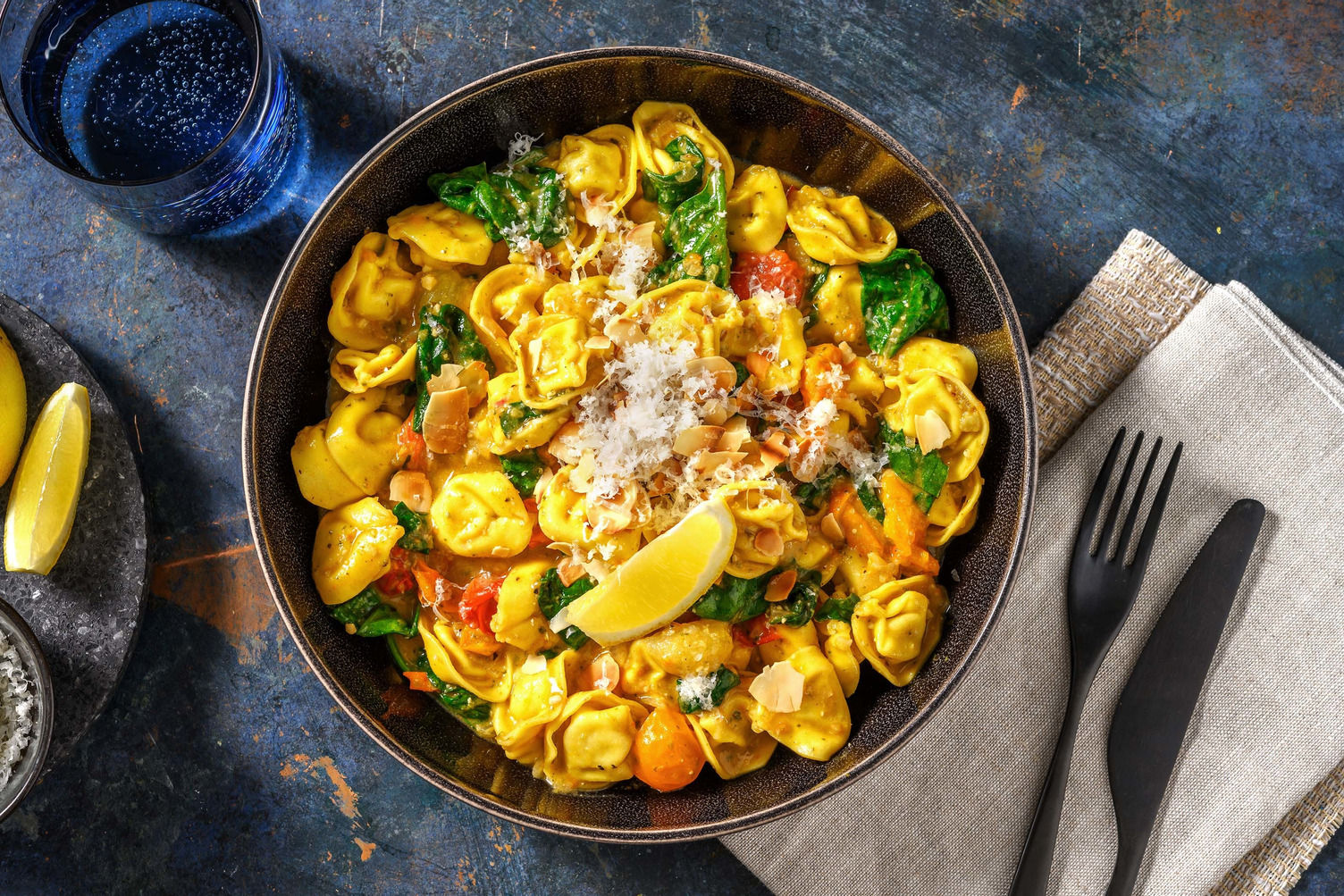 Cheese Tortellini with Multicoloured Tomatoes Recipe HelloFresh