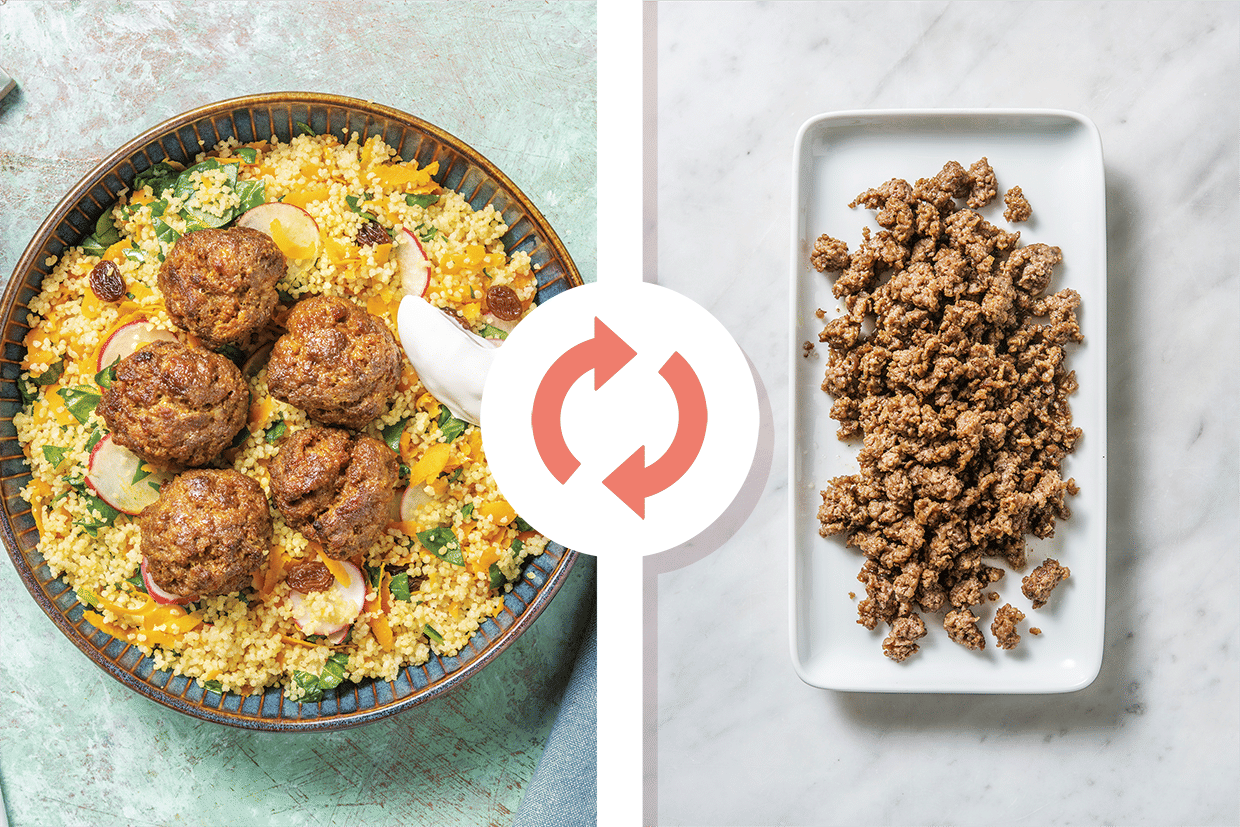 Tunisian Beef Meatballs & Currant Couscous Recipe HelloFresh