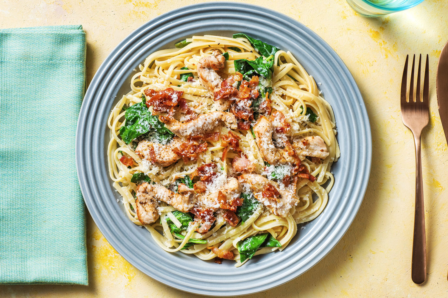 Turkey and Bacon Alfredo Recipe HelloFresh