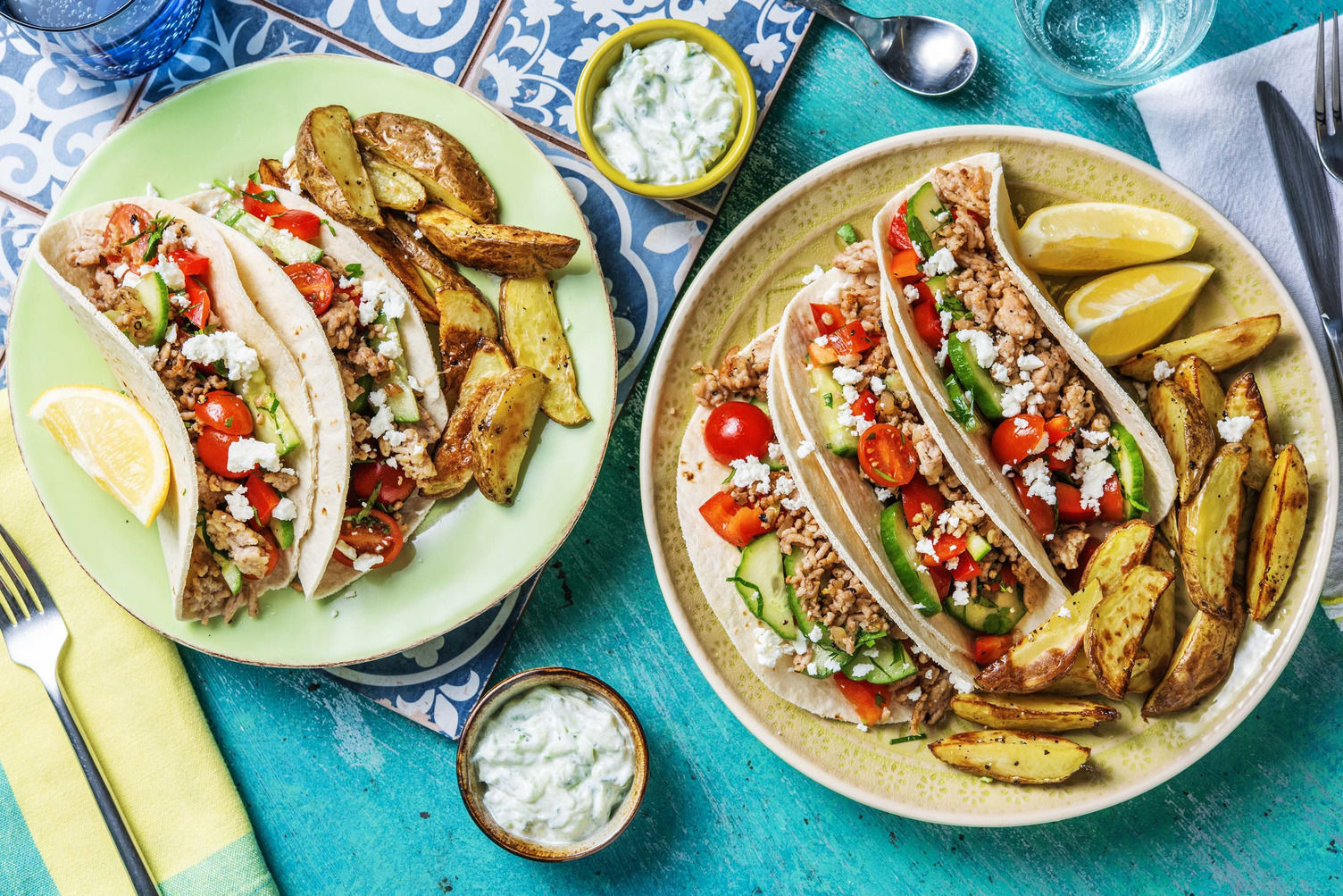 Turkey Greek Tacos Recipe HelloFresh