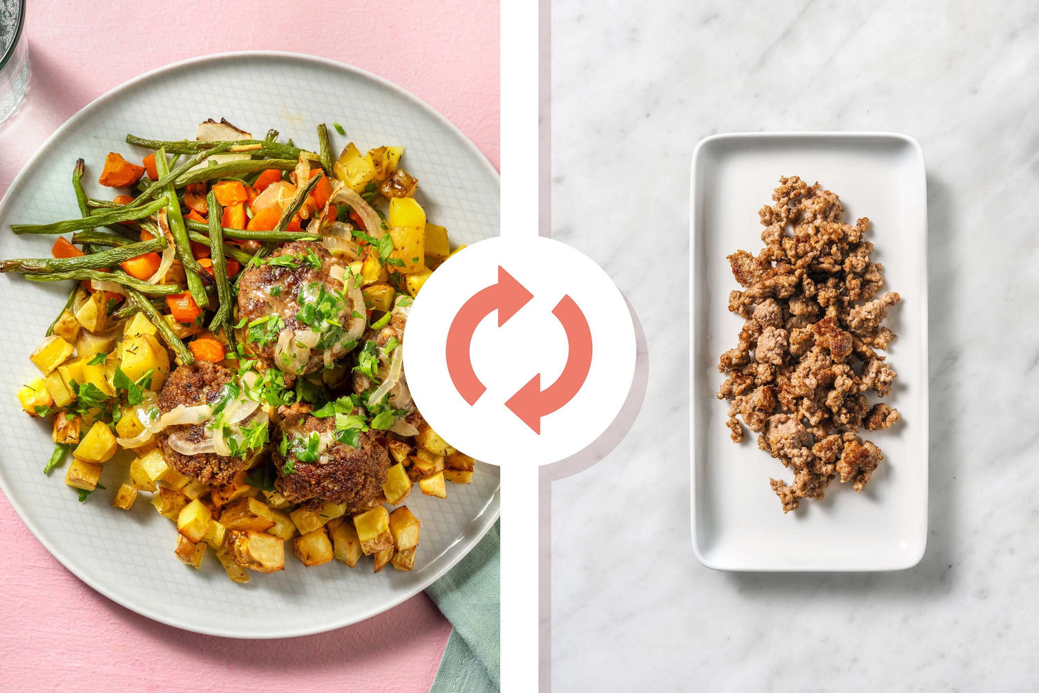 Turkey Patties and ThymeOnion Gravy Recipe HelloFresh