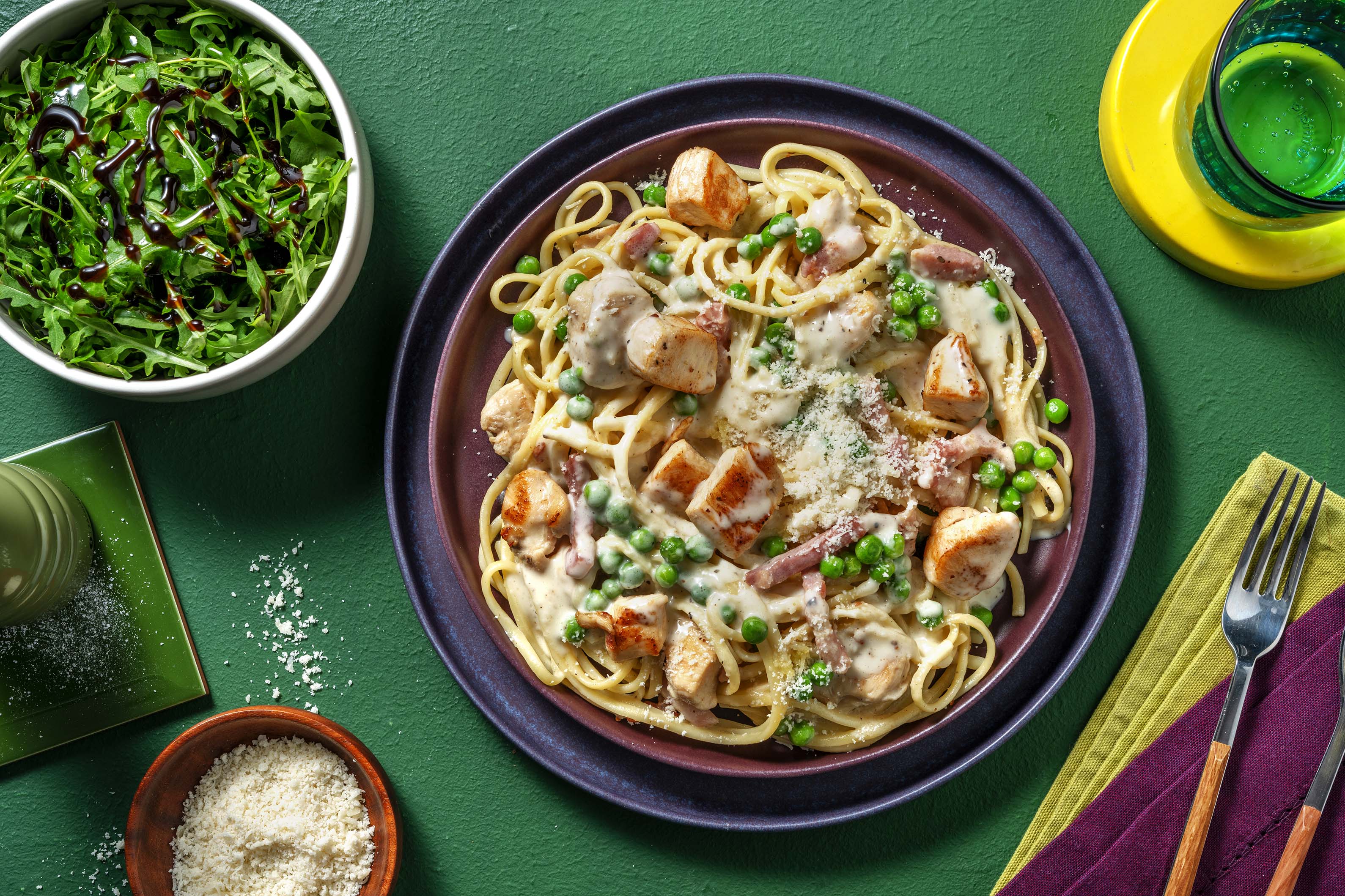 Ultimate Chicken and Bacon Linguine Alfredo Recipe HelloFresh