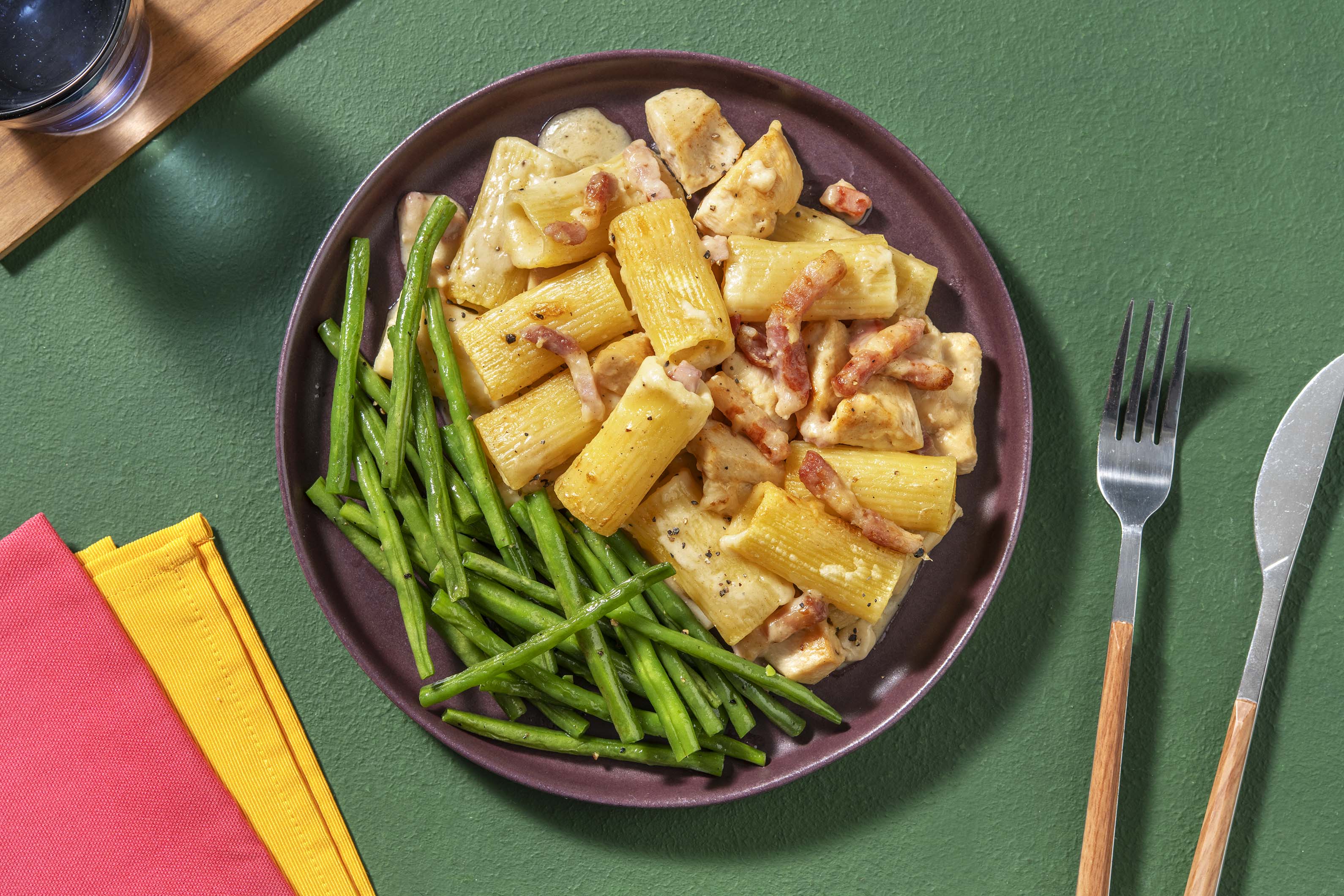 Ultimate Creamy Chicken and Bacon Rigatoni Bake Recipe HelloFresh