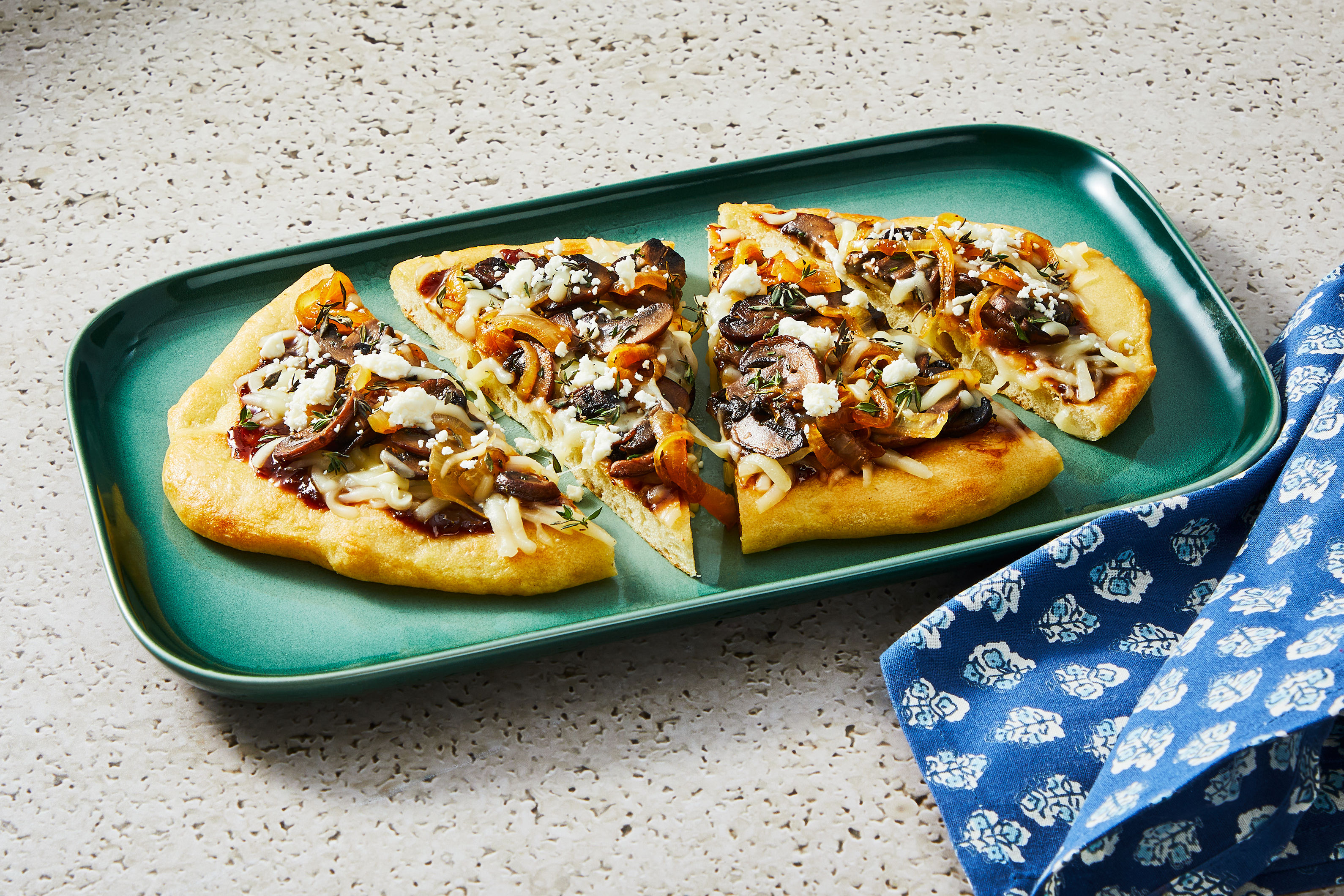 Chicken & Mushroom Flatbreads