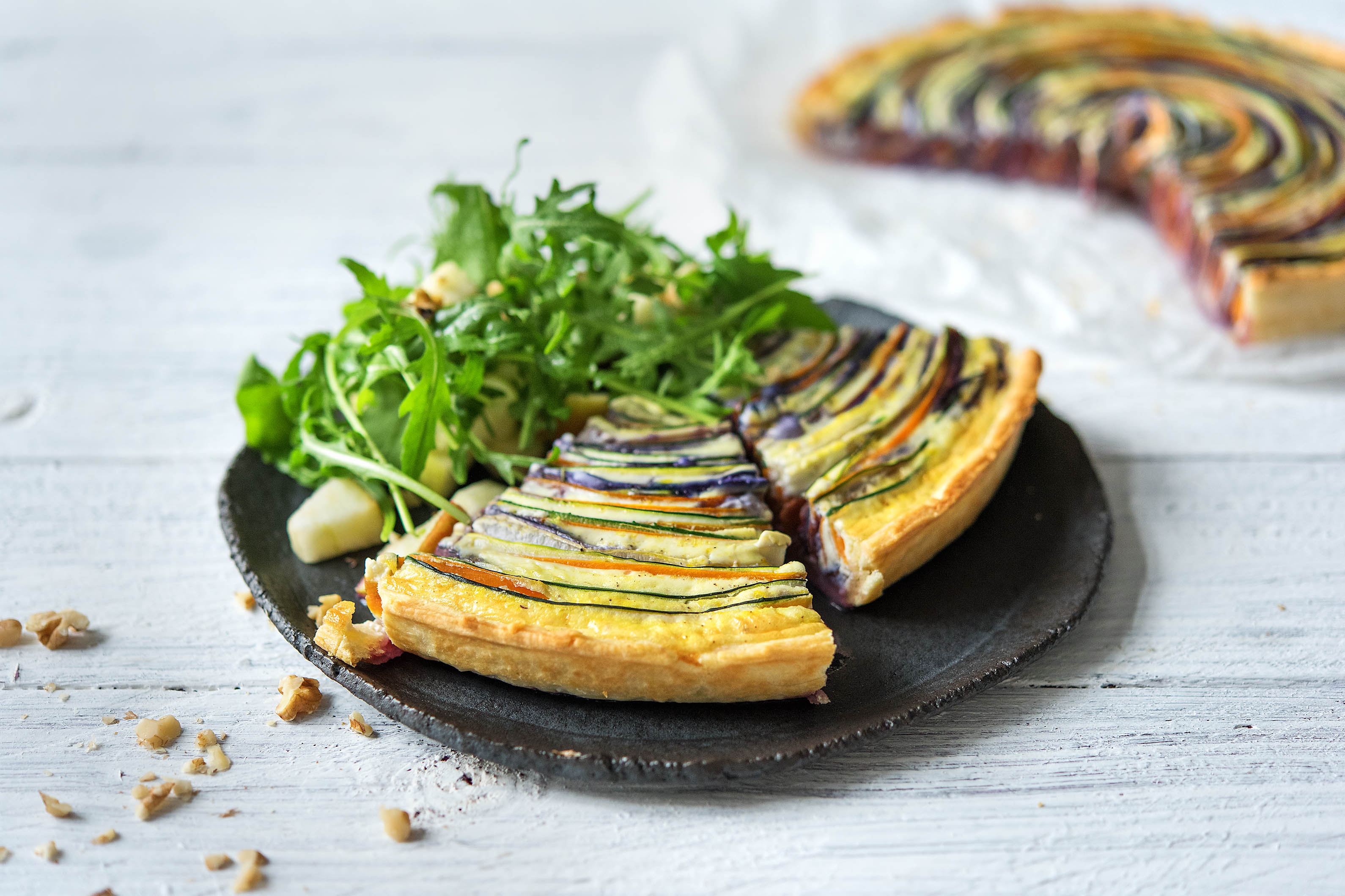 Bunte Gemüse-Tarte Rezept | HelloFresh