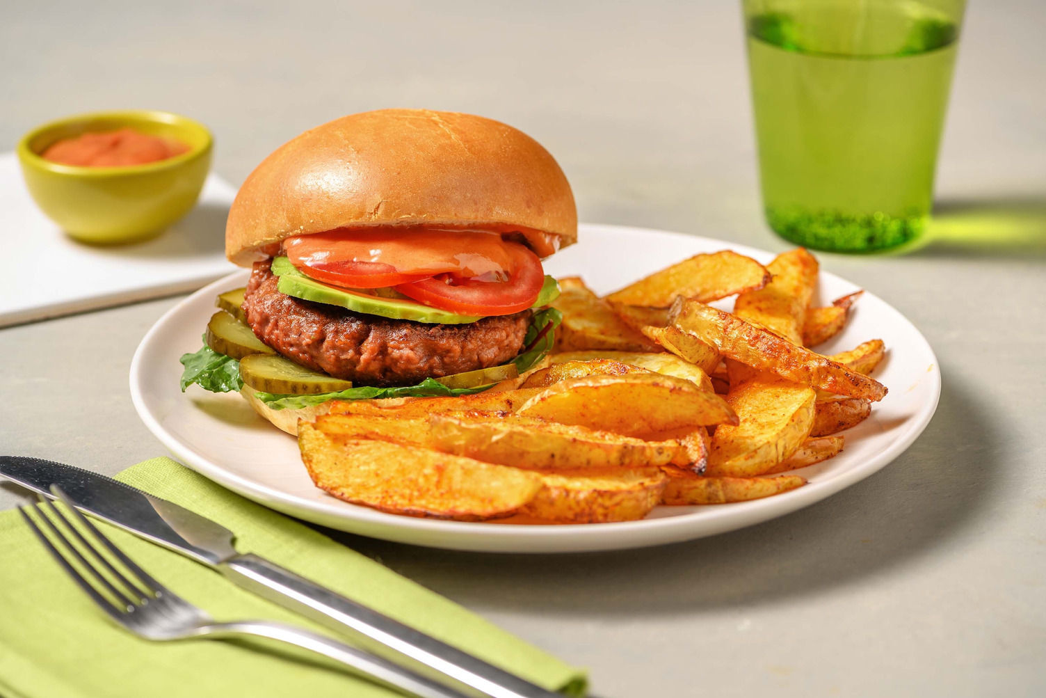 Loaded Meatless Burger Recipe | HelloFresh