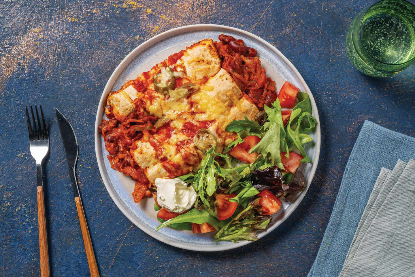 Cheesy Veggie & Bean Enchiladas Recipe HelloFresh