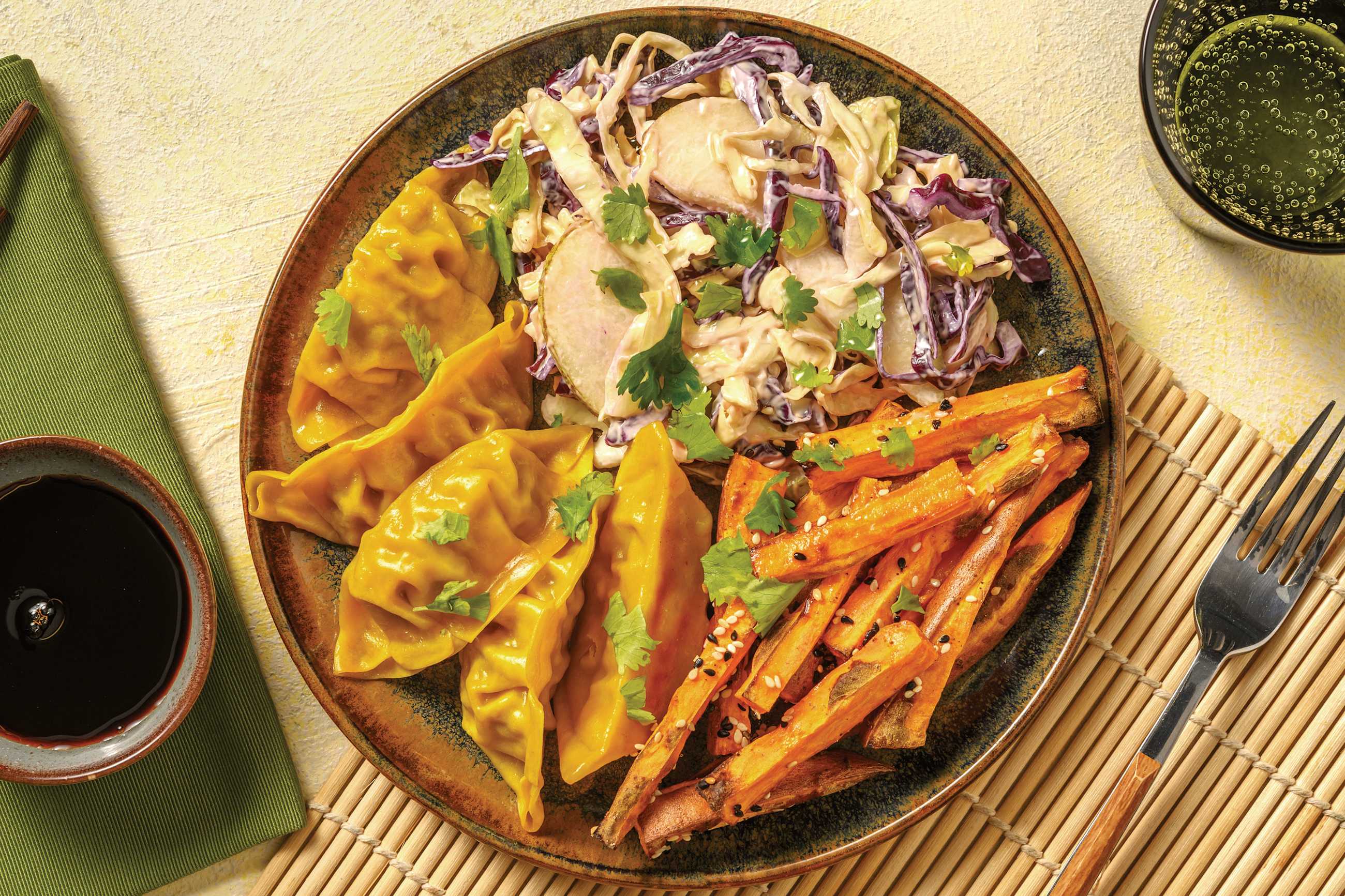 Veggie Gyoza & Dipping Sauce Recipe | HelloFresh