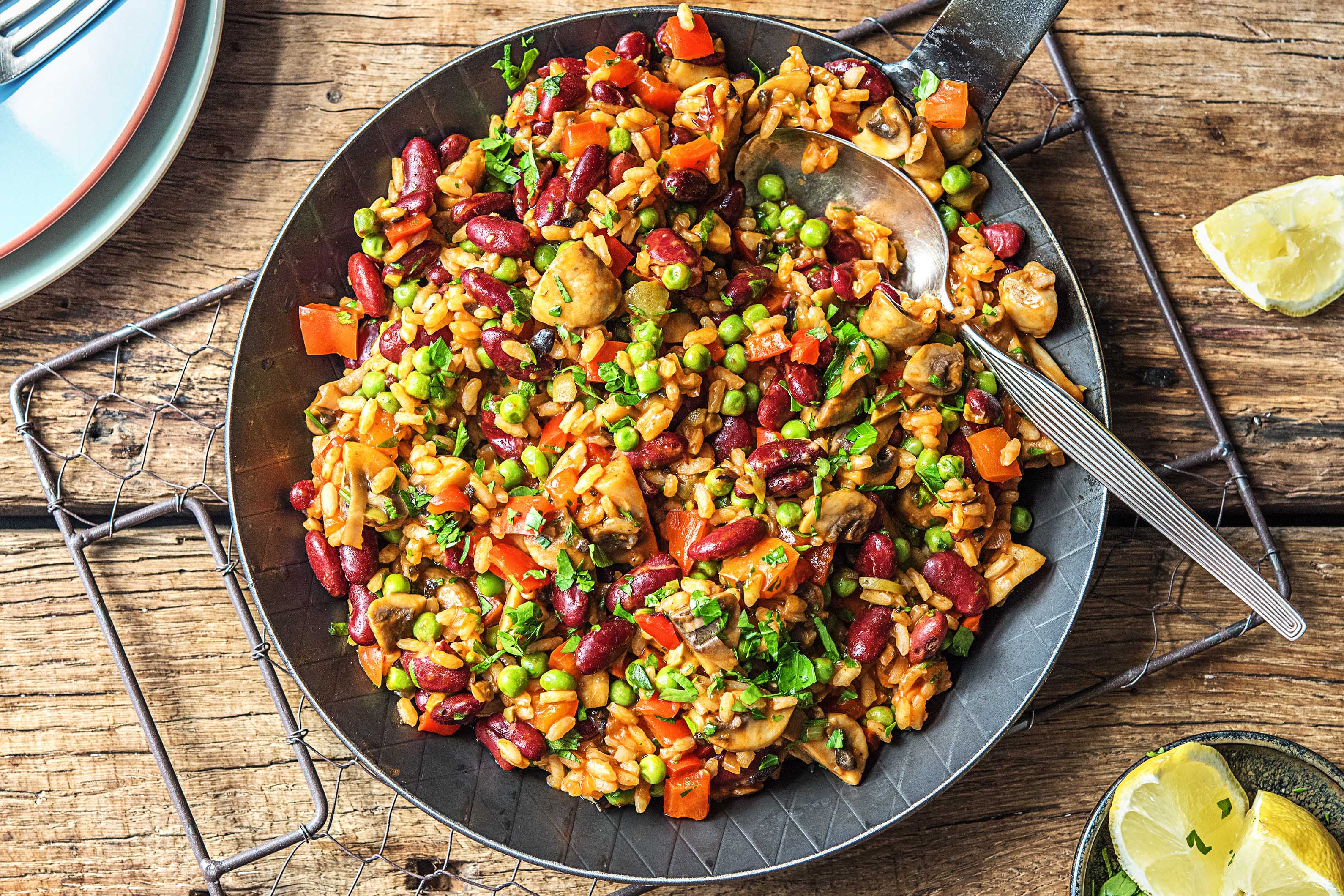 Vegetarian Spanish Paella Recipe HelloFresh