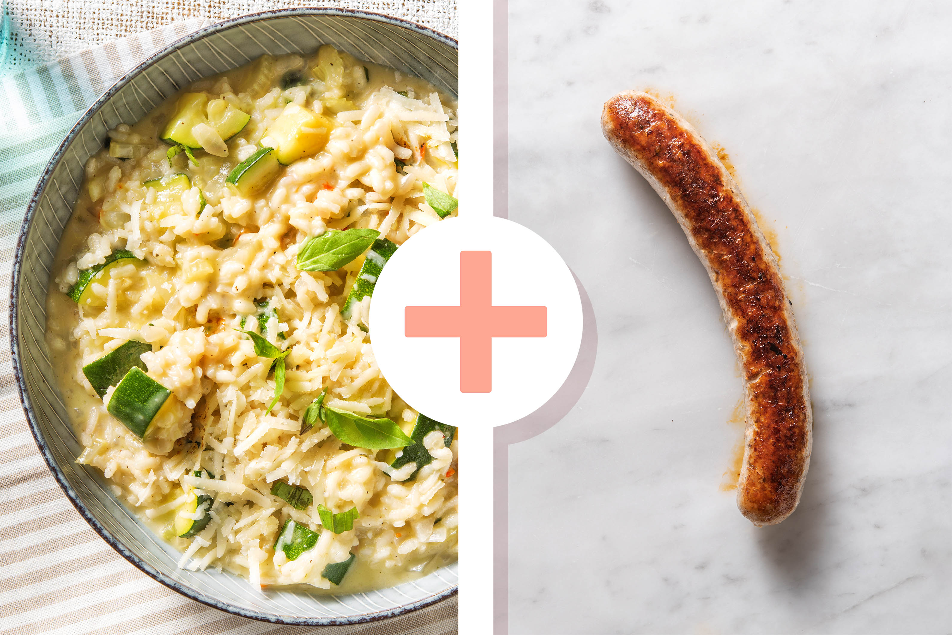 Risotto met courgette en buffelmozzarella Recept HelloFresh