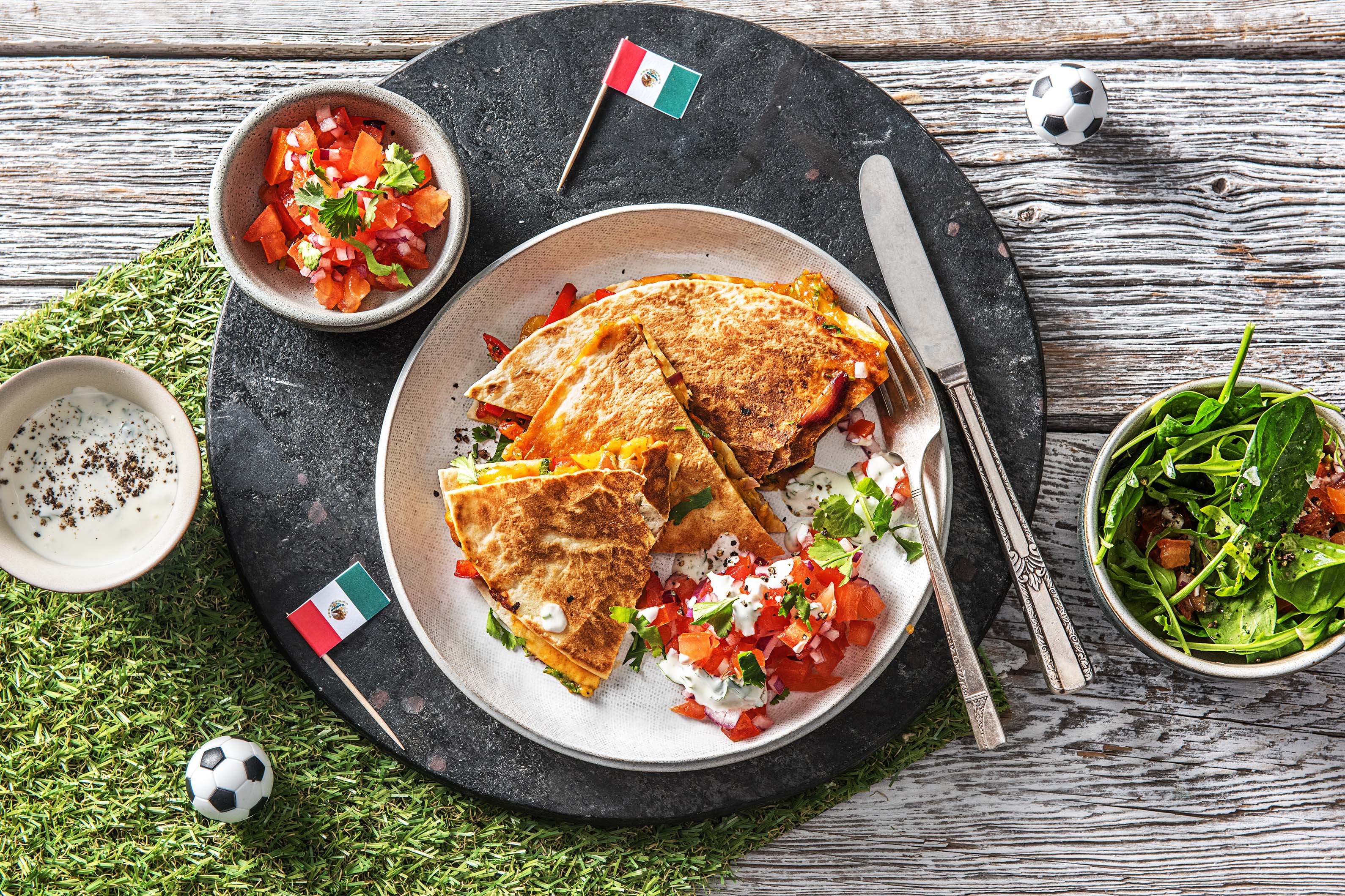 VeggieQuesadillas Rezept HelloFresh