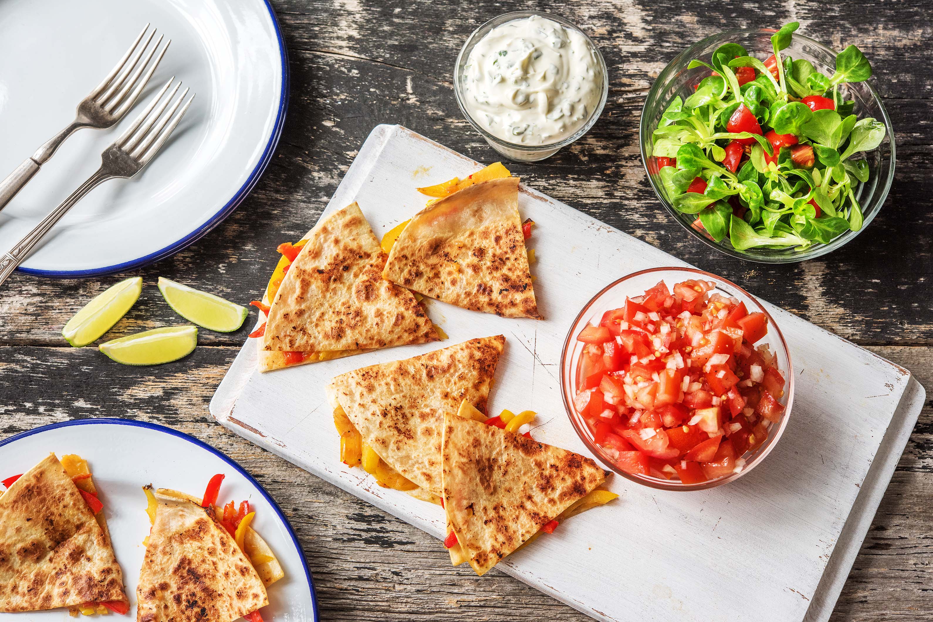 VeggieQuesadillas Rezept HelloFresh