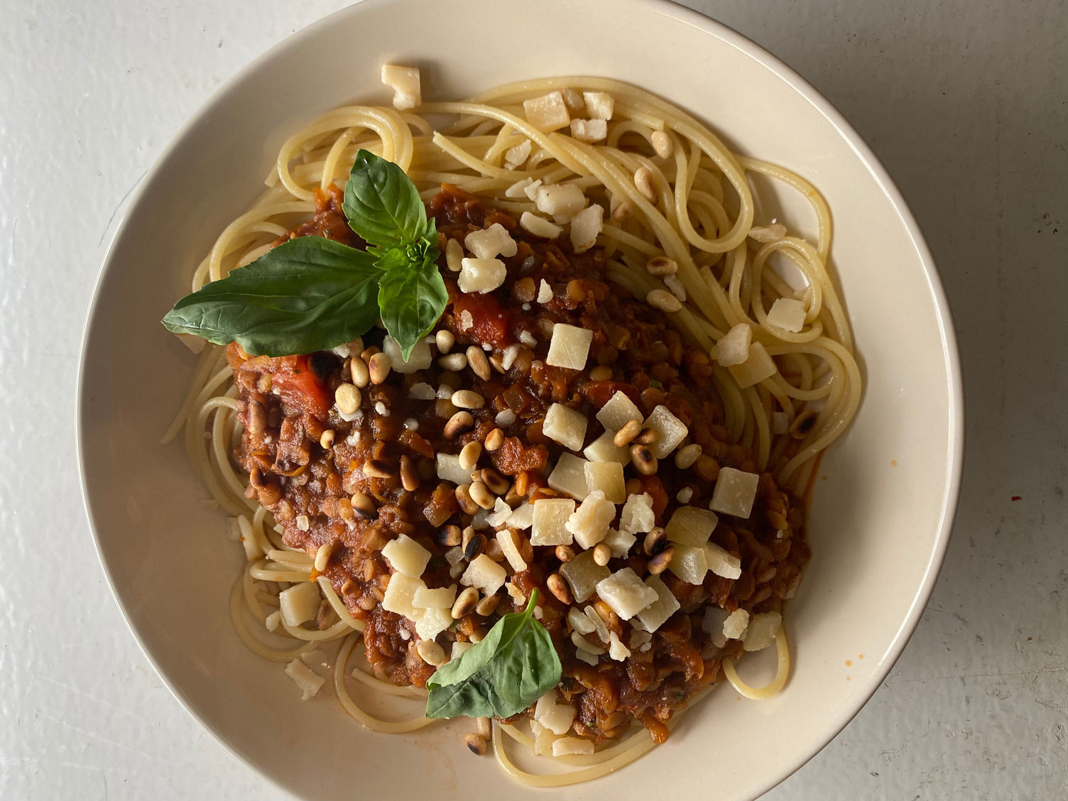 Veggie spaghetti bolognese HelloFresh
