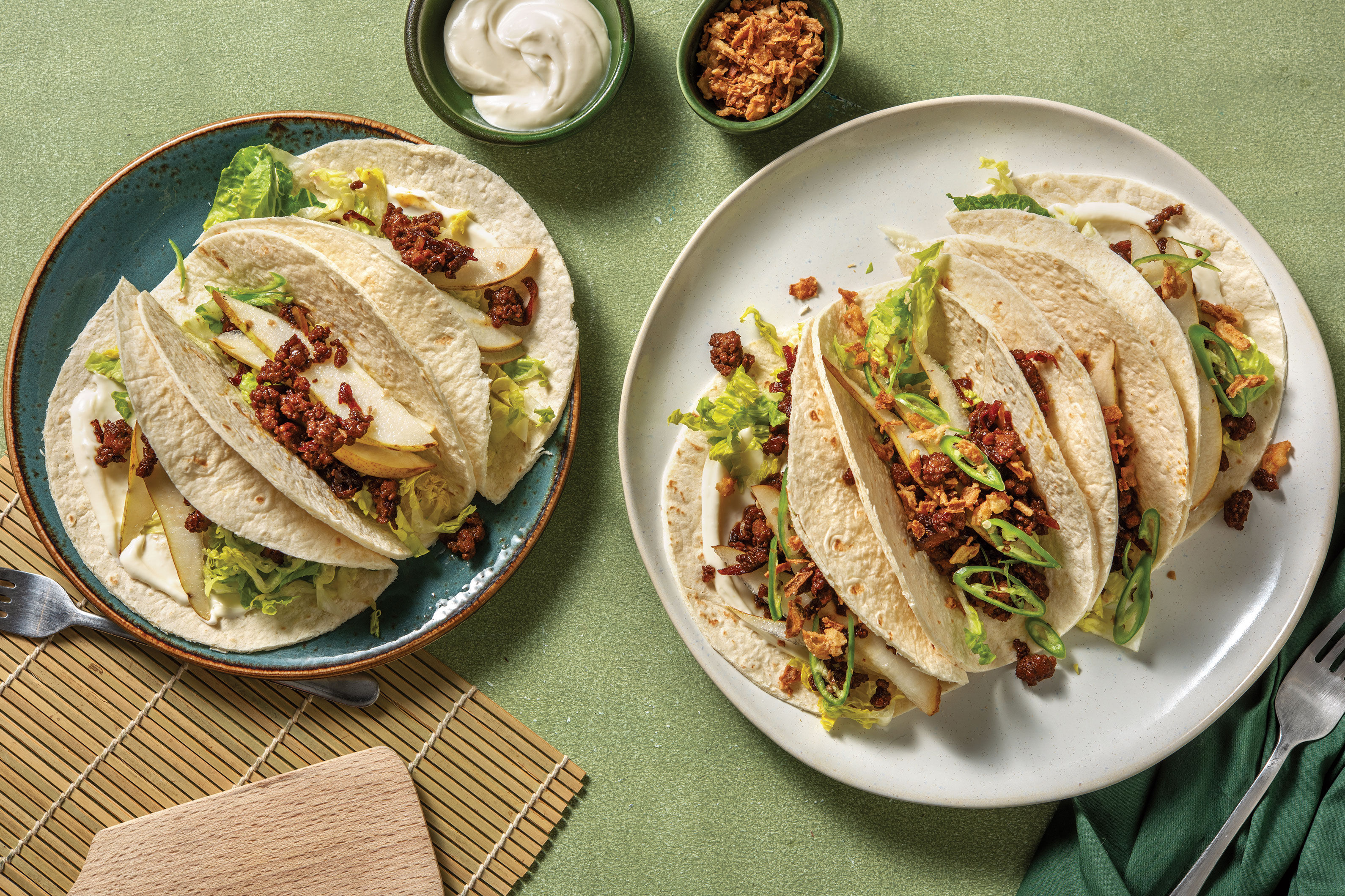 VietnameseStyle Pork Tacos Recipe HelloFresh