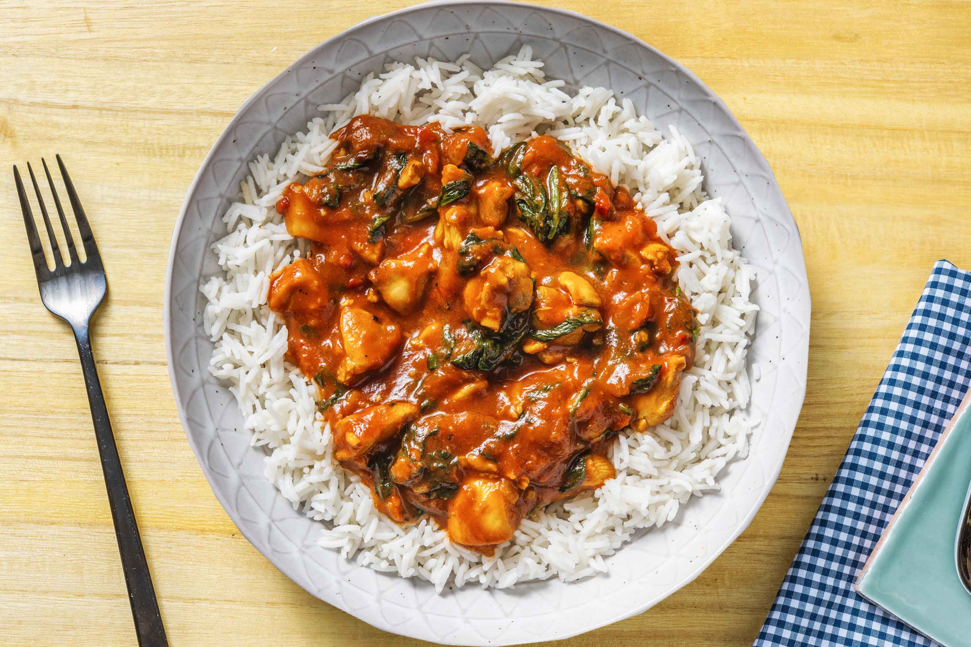 Vindaloo Style Chicken Curry with Rice Recipe HelloFresh