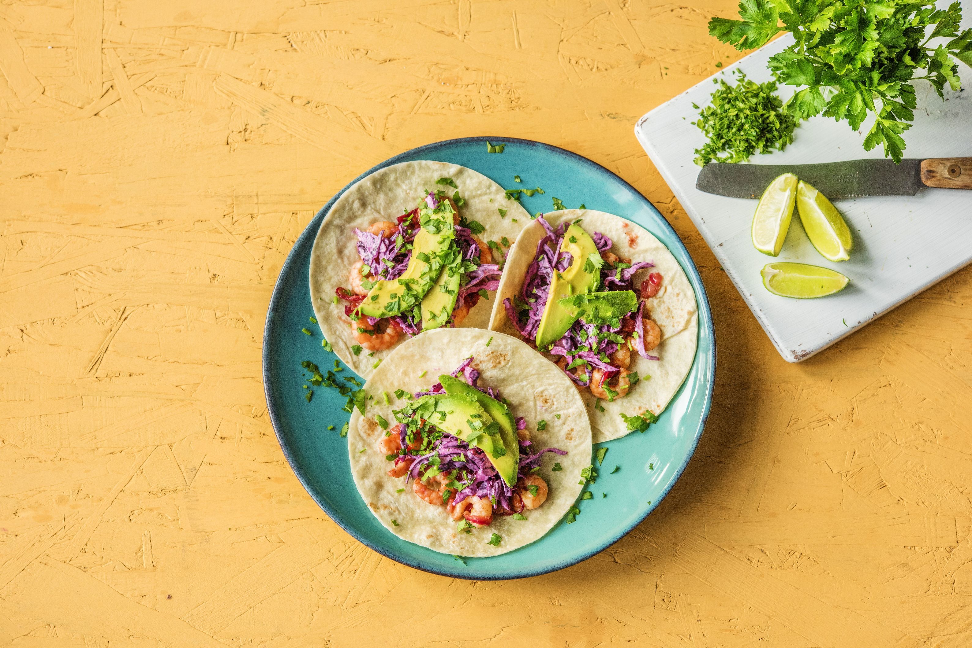 Honey Lime Shrimp Tacos Recipe HelloFresh
