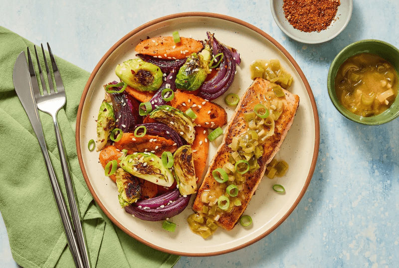 Miso Honey Glazed Salmon