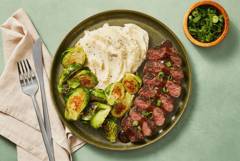 Ancho Cherry Glazed Bavette Steak