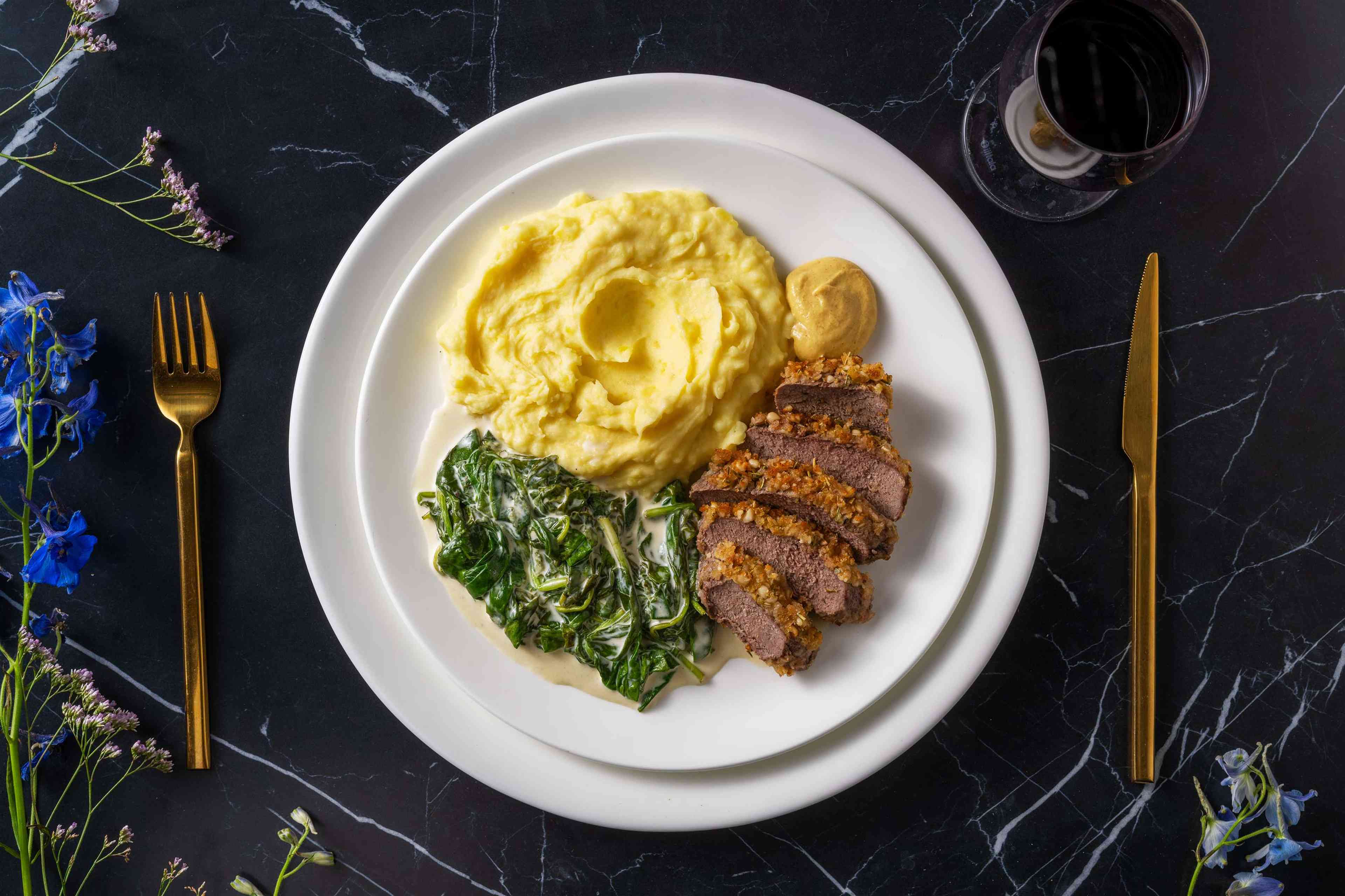 Pine Nut Crusted Lamb Steak Recipe HelloFresh